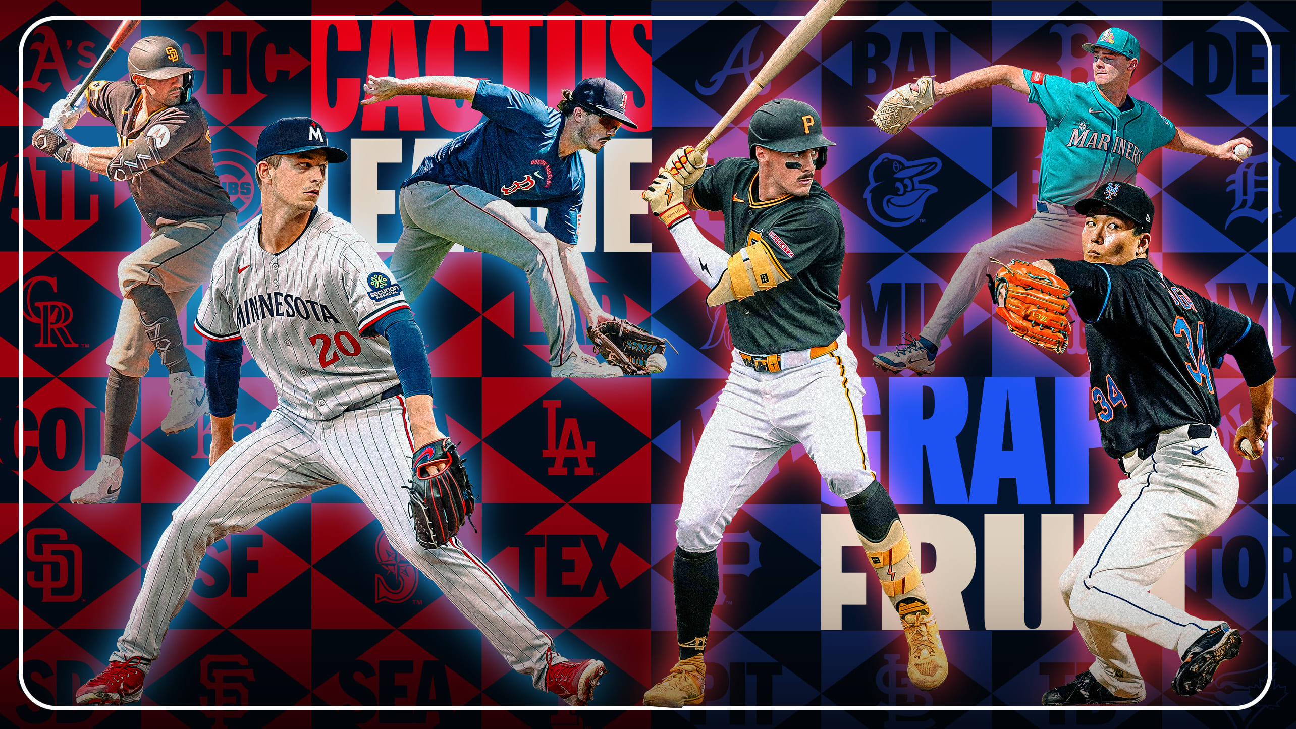 Nick Castellanos, Mick Abel, Braiden Ward, Konnor Griffin, Kade Anderson and Kodai Senga