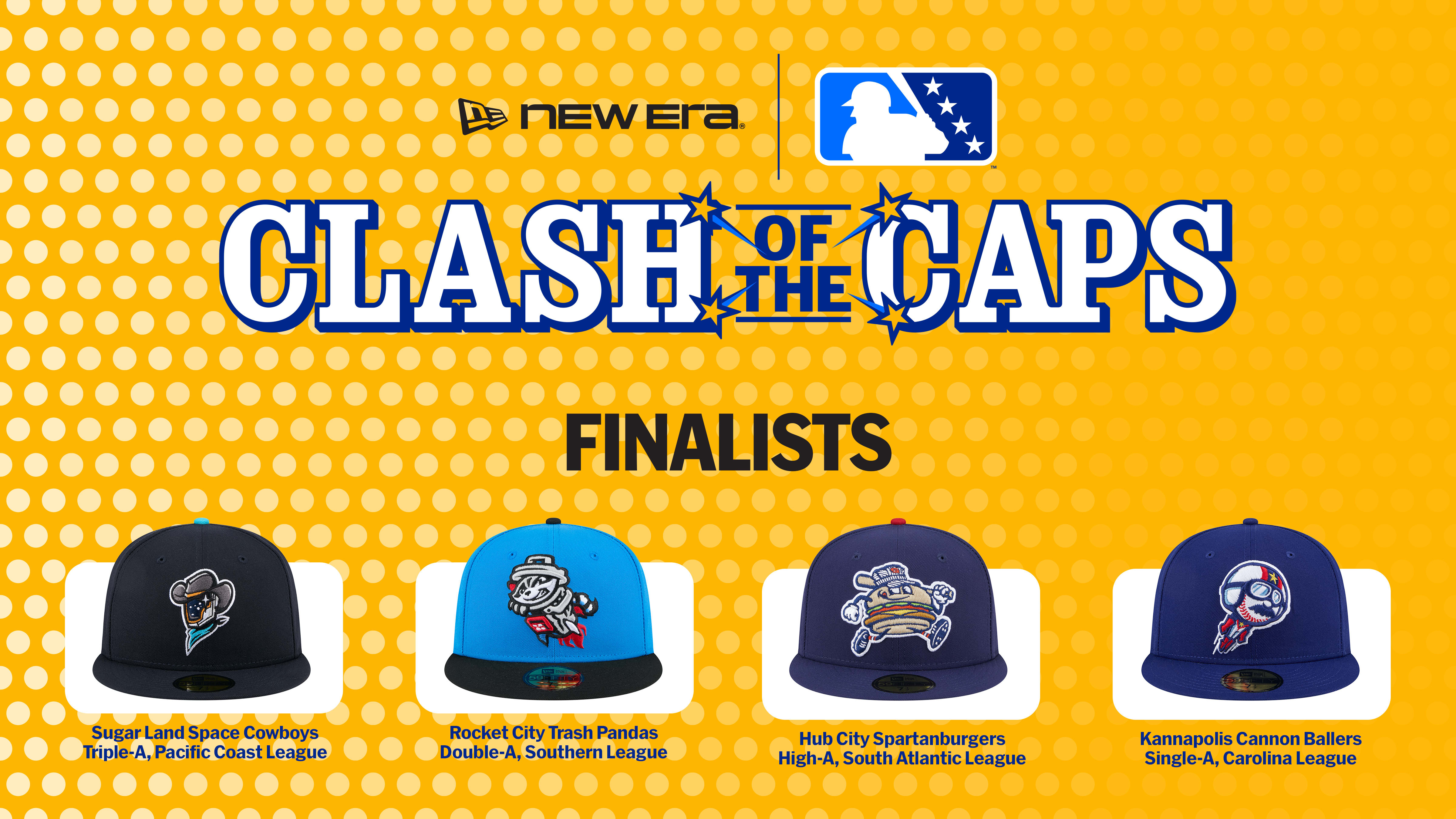An image of Minor League caps being voted on
