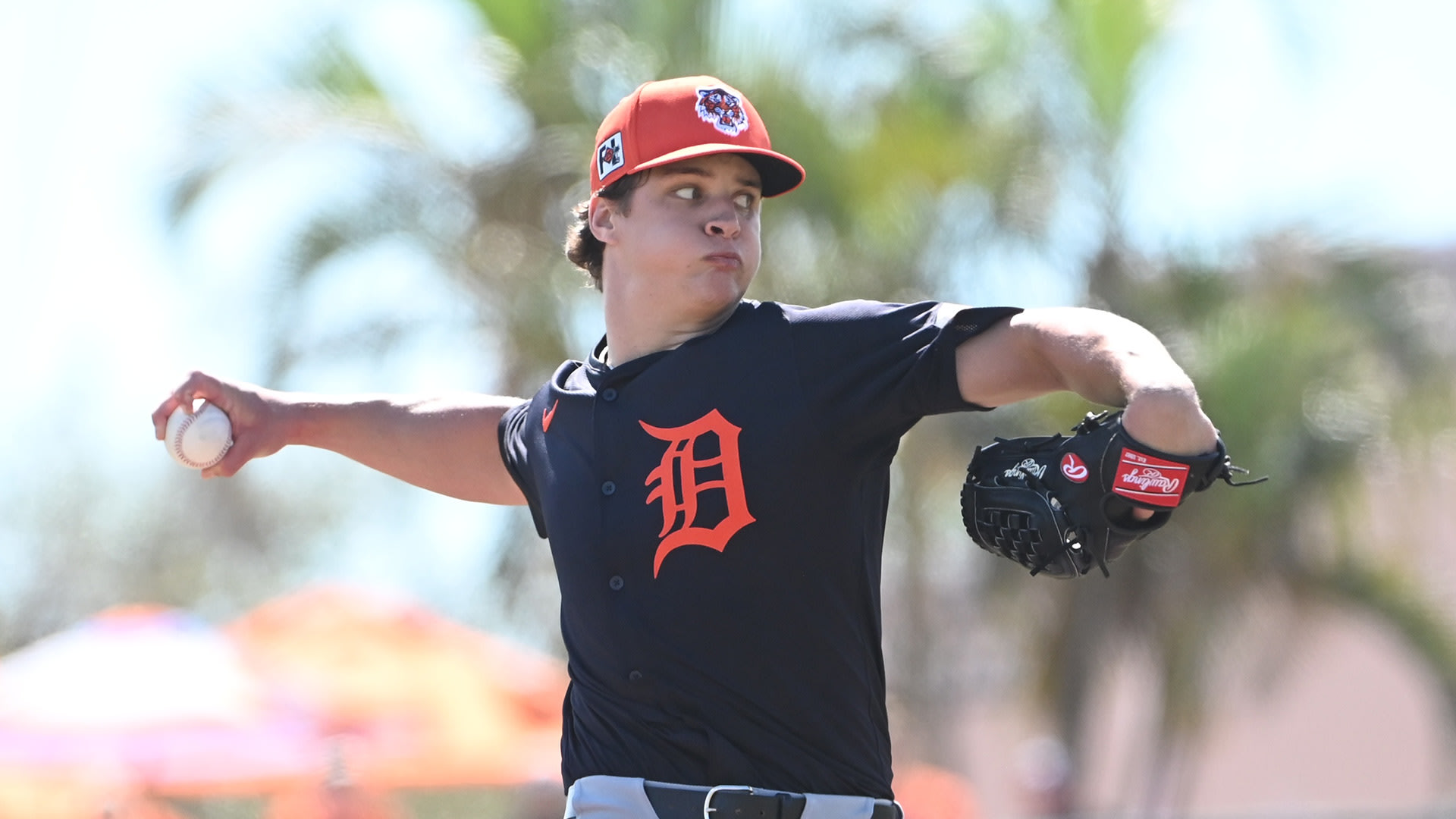 Jackson Jobe delivers a pitch