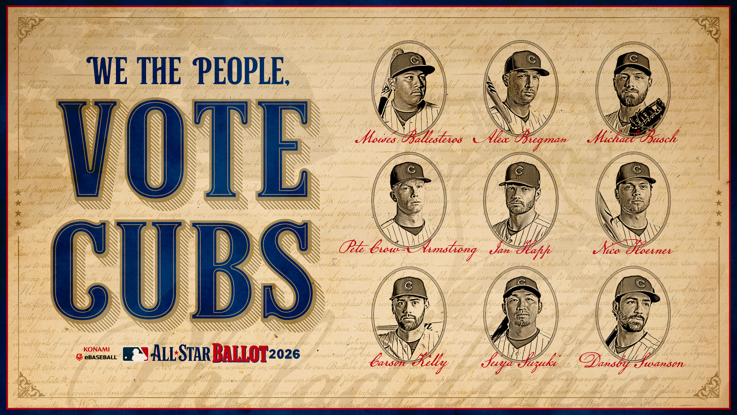 Cubs All-Star banner