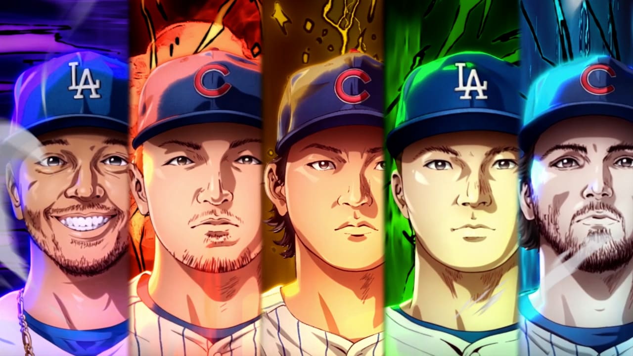 Players on the Dodgers and Cubs get the Japanese anime treatment