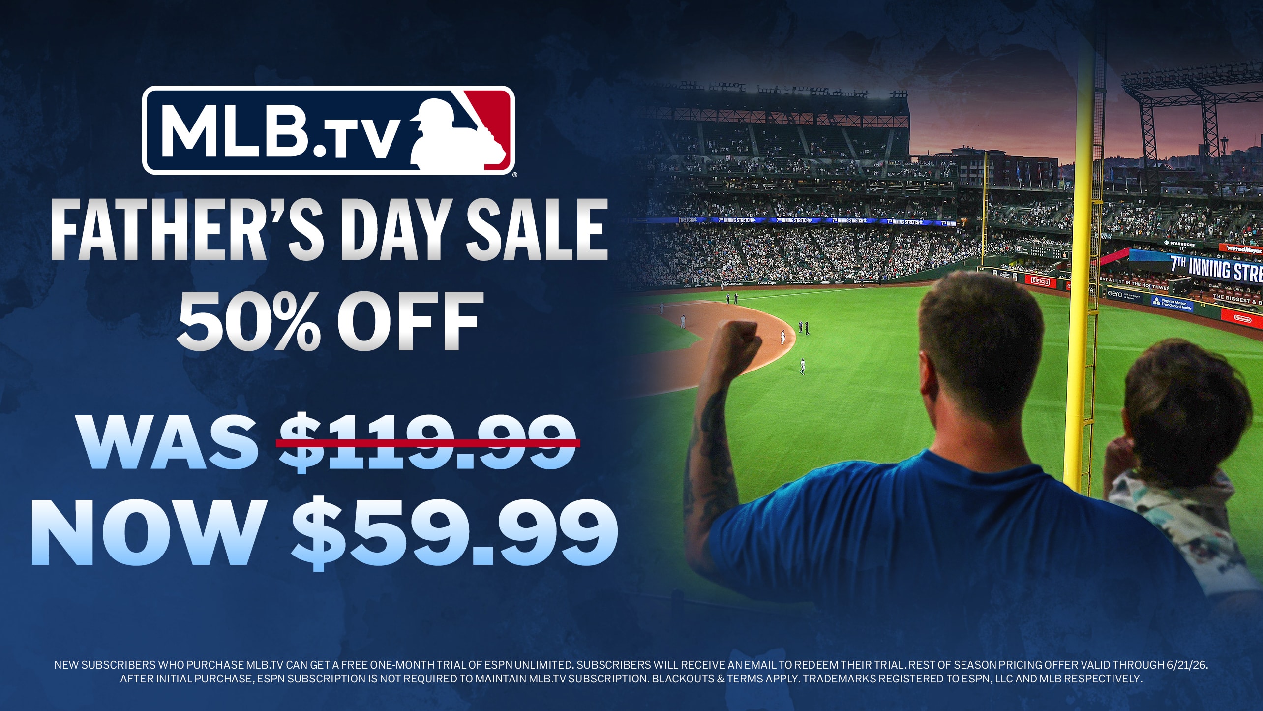 MLB.TV Father's Day Sale
