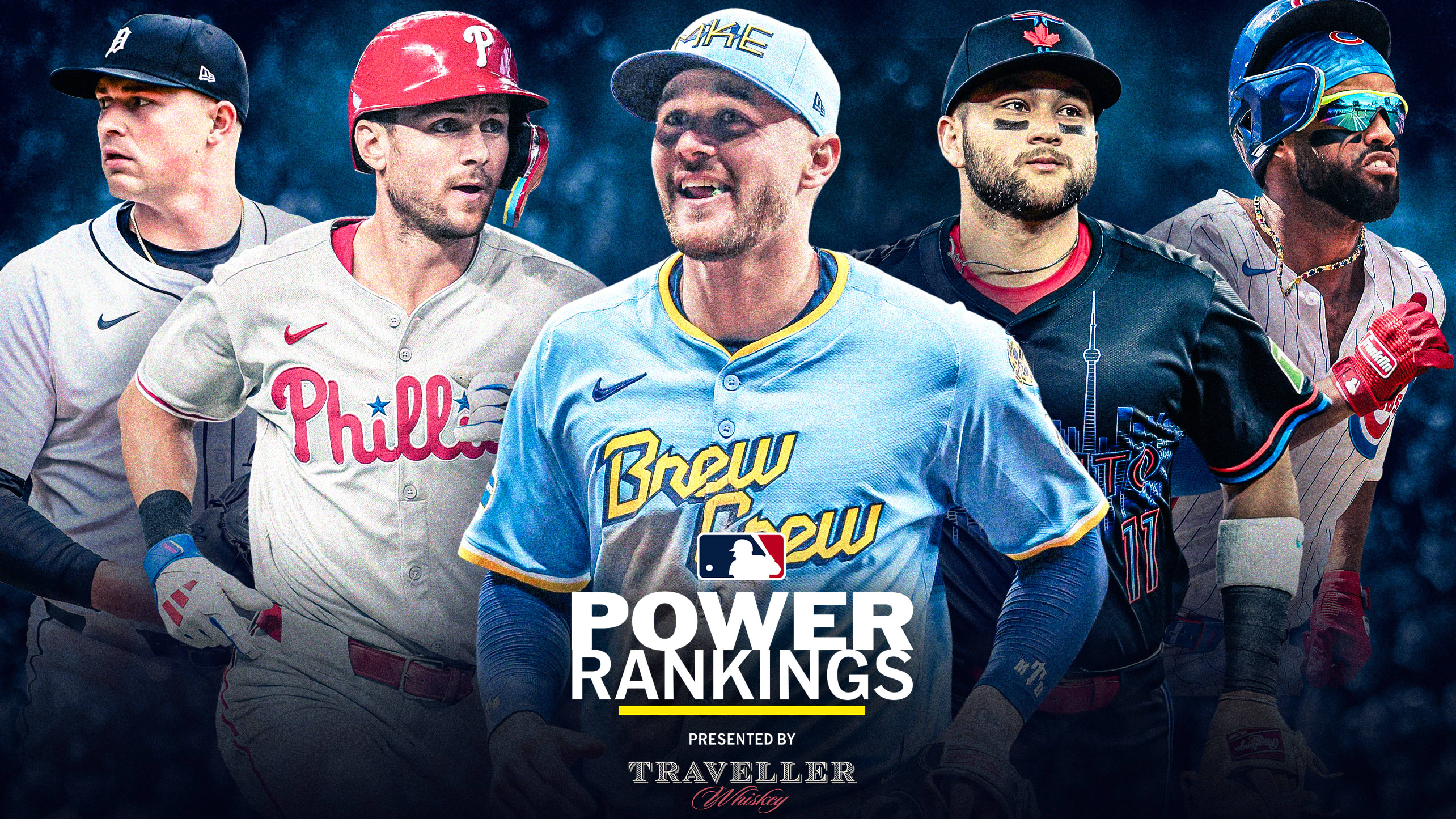 Tarik Skubal, Trea Turner, Brice Turang, Bo Bichette, Willi Castro