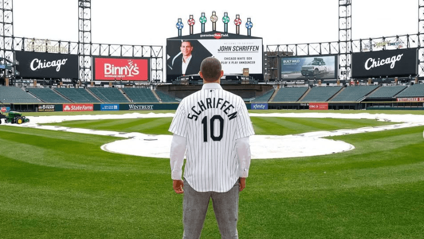 White Sox play-by-play announcer John Schriffen