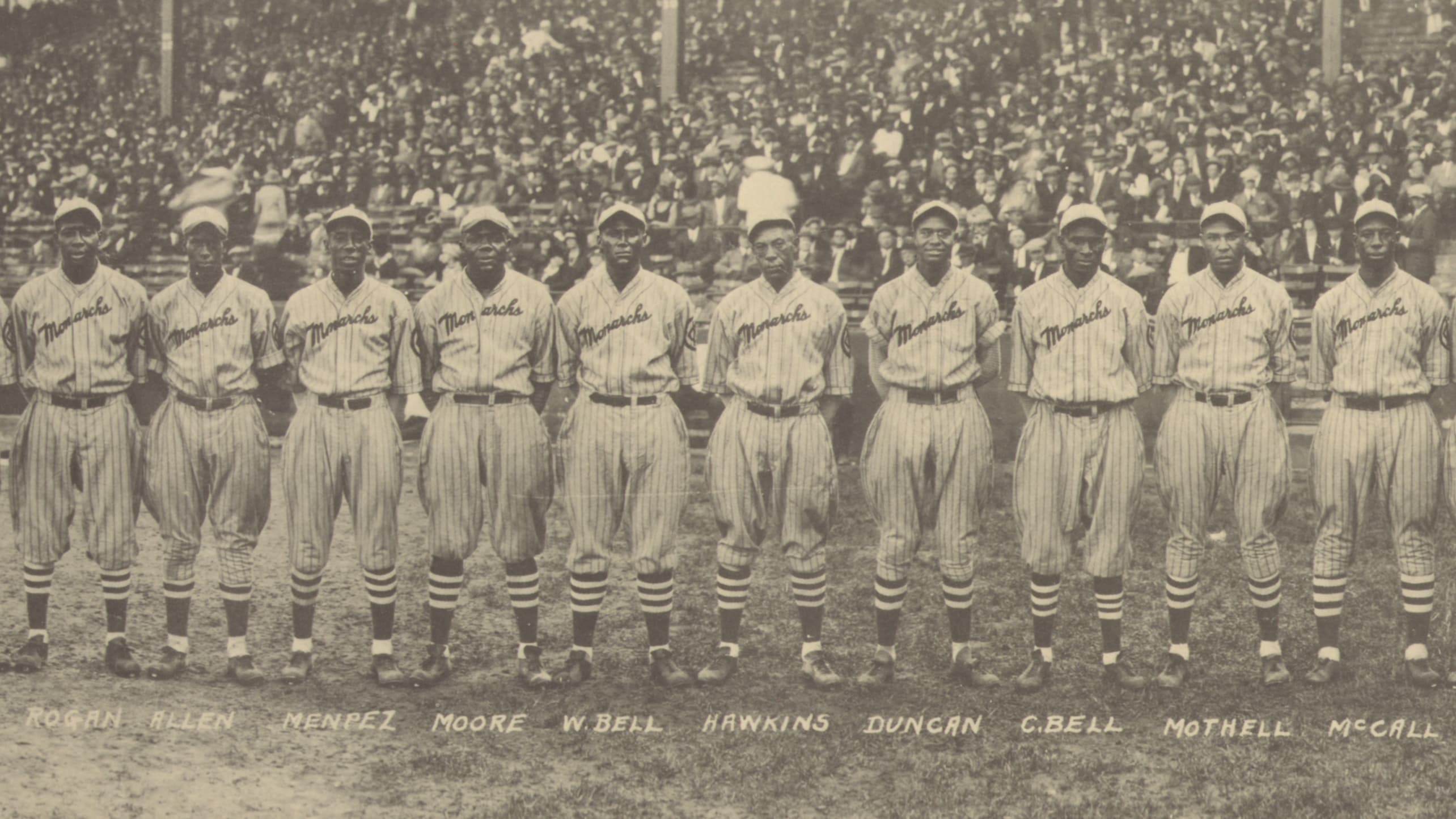 A Kansas City Monarchs team photo from 1924