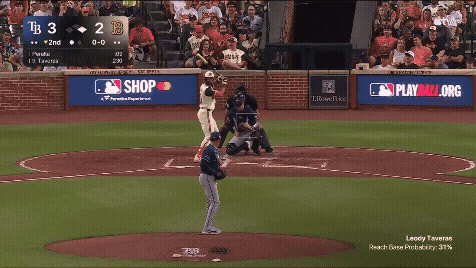 Kenny Piper throwing out Colton Cowser GIF