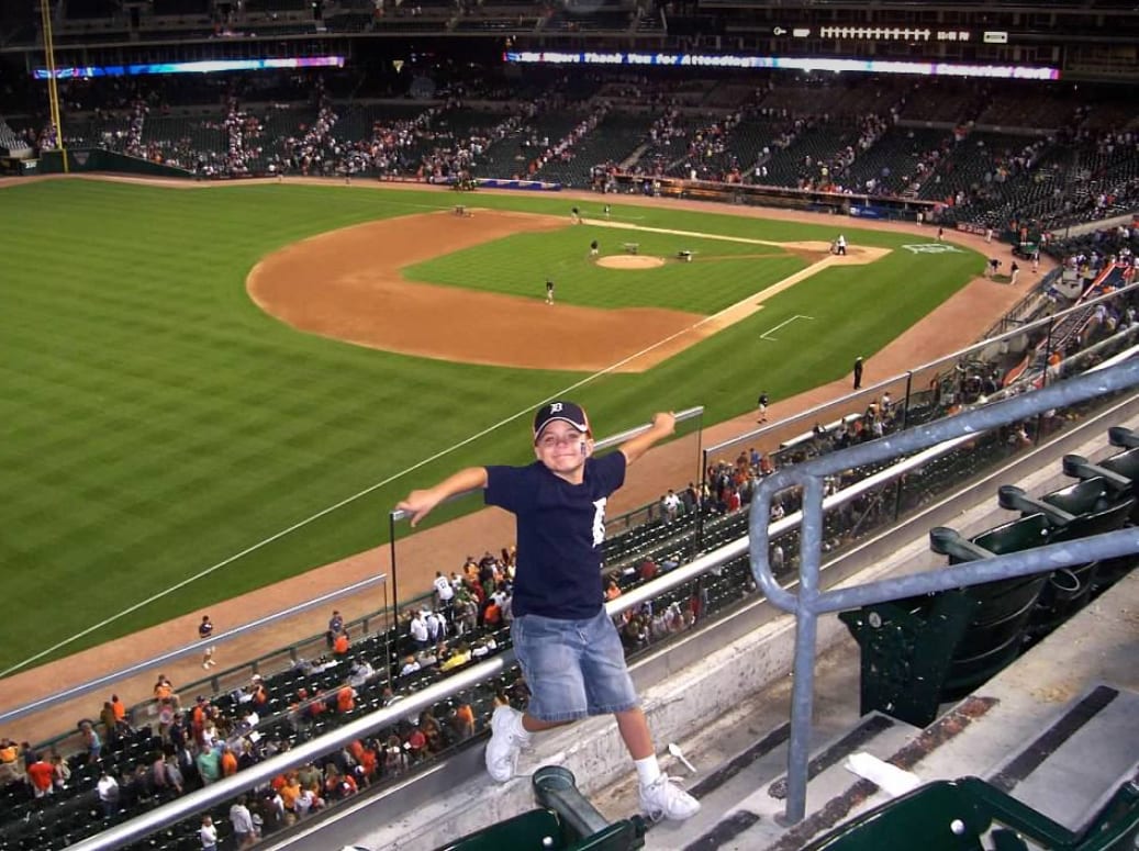 Jakob Marsee on the upper deck