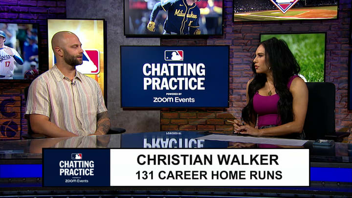 A screen grab of Christian Walker talking to Siera Santos