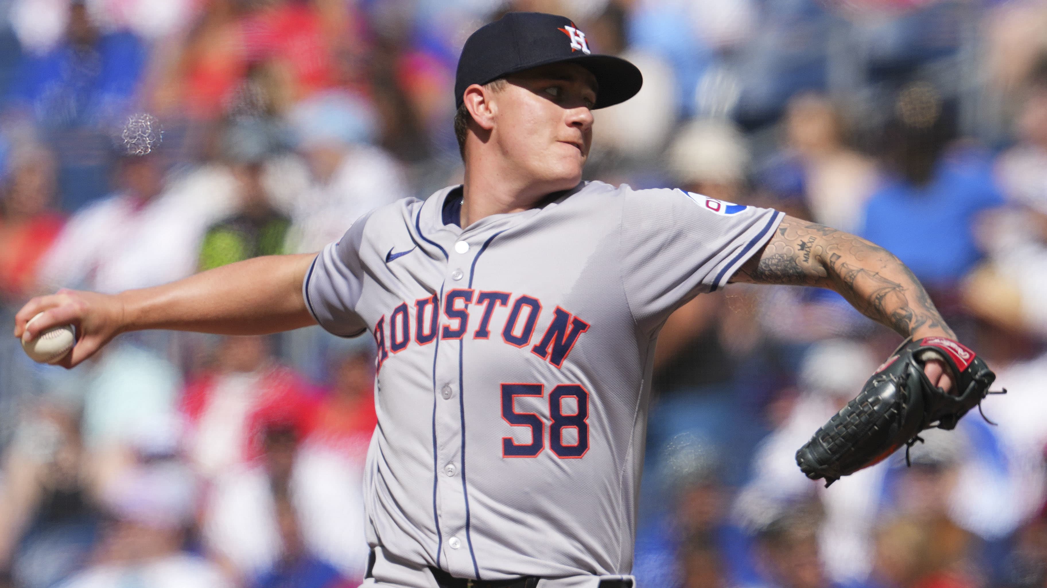 Hunter Brown delivers a pitch