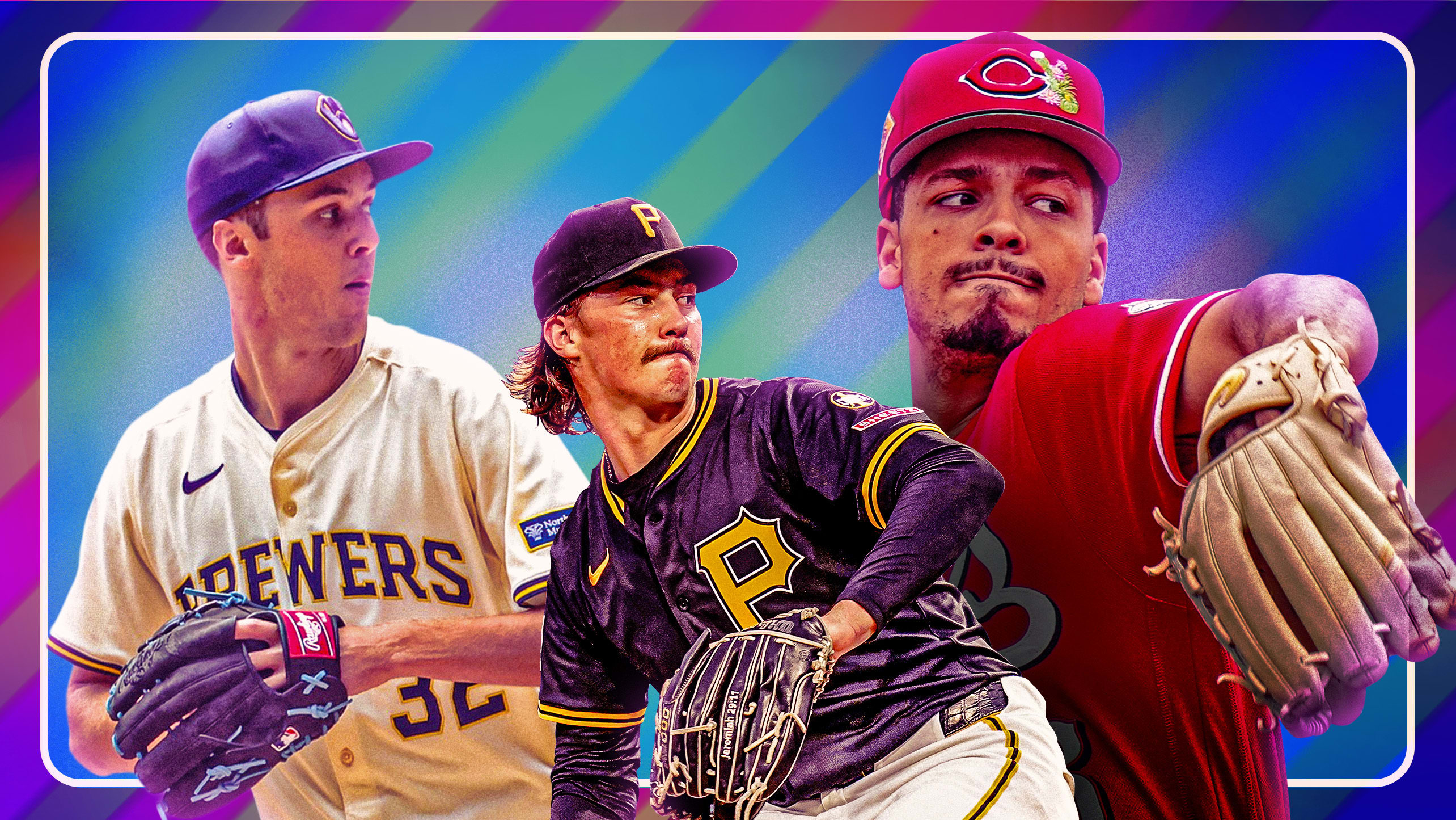 Jacob Misiorowski, Bubba Chandler and Chase Burns