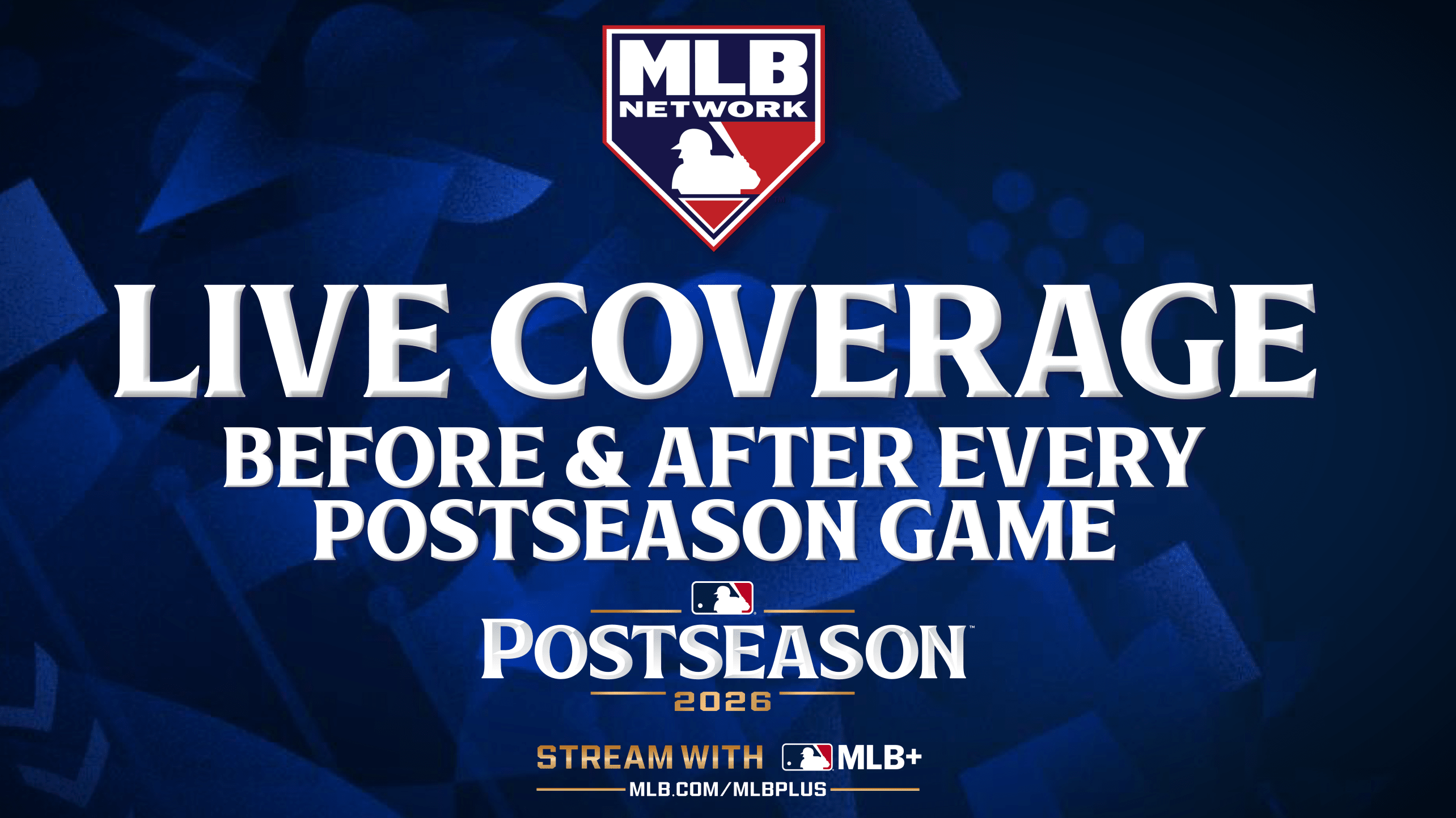 MLB Network live coverage before and after every Postseason game