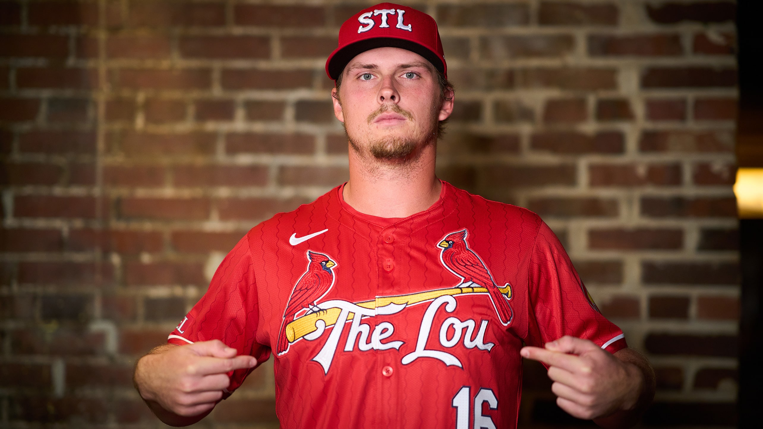 Nolan Gorman sports the Cardinals' new City Connect uniform
