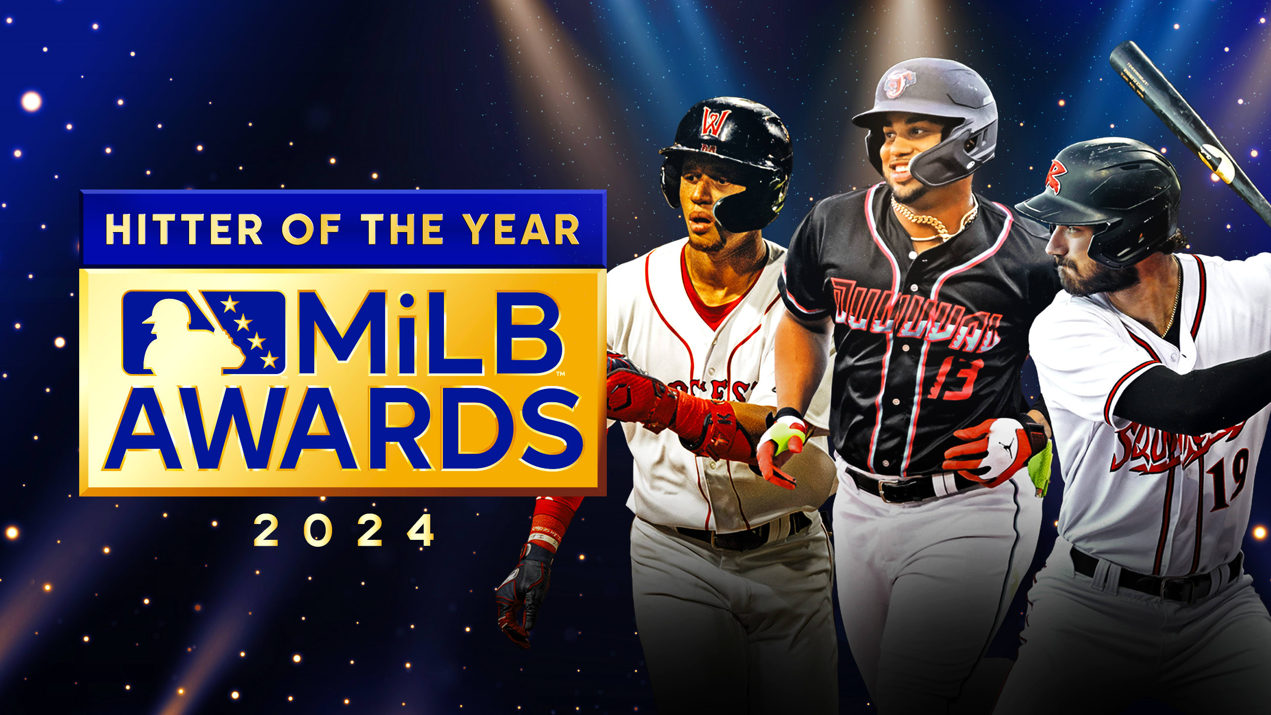 Three finalists for MiLB Hitter of the Year Award