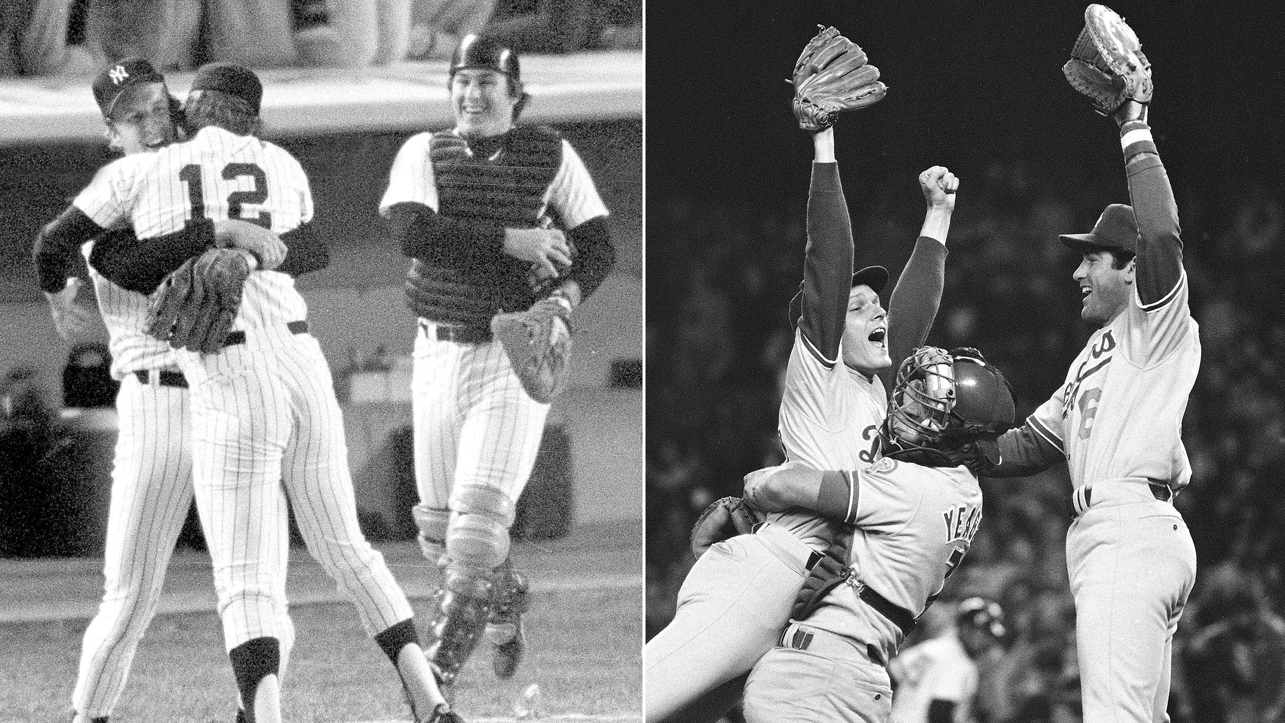 Celebration photos from the 1978 and 1981 World Series