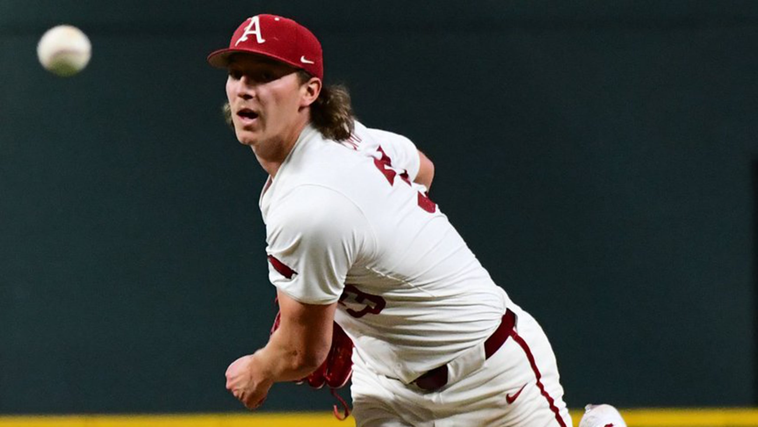 Arkansas pitcher Hagen Smith