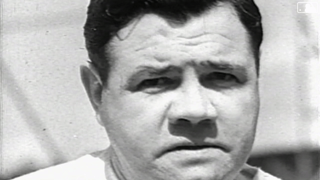 Babe Ruth winks