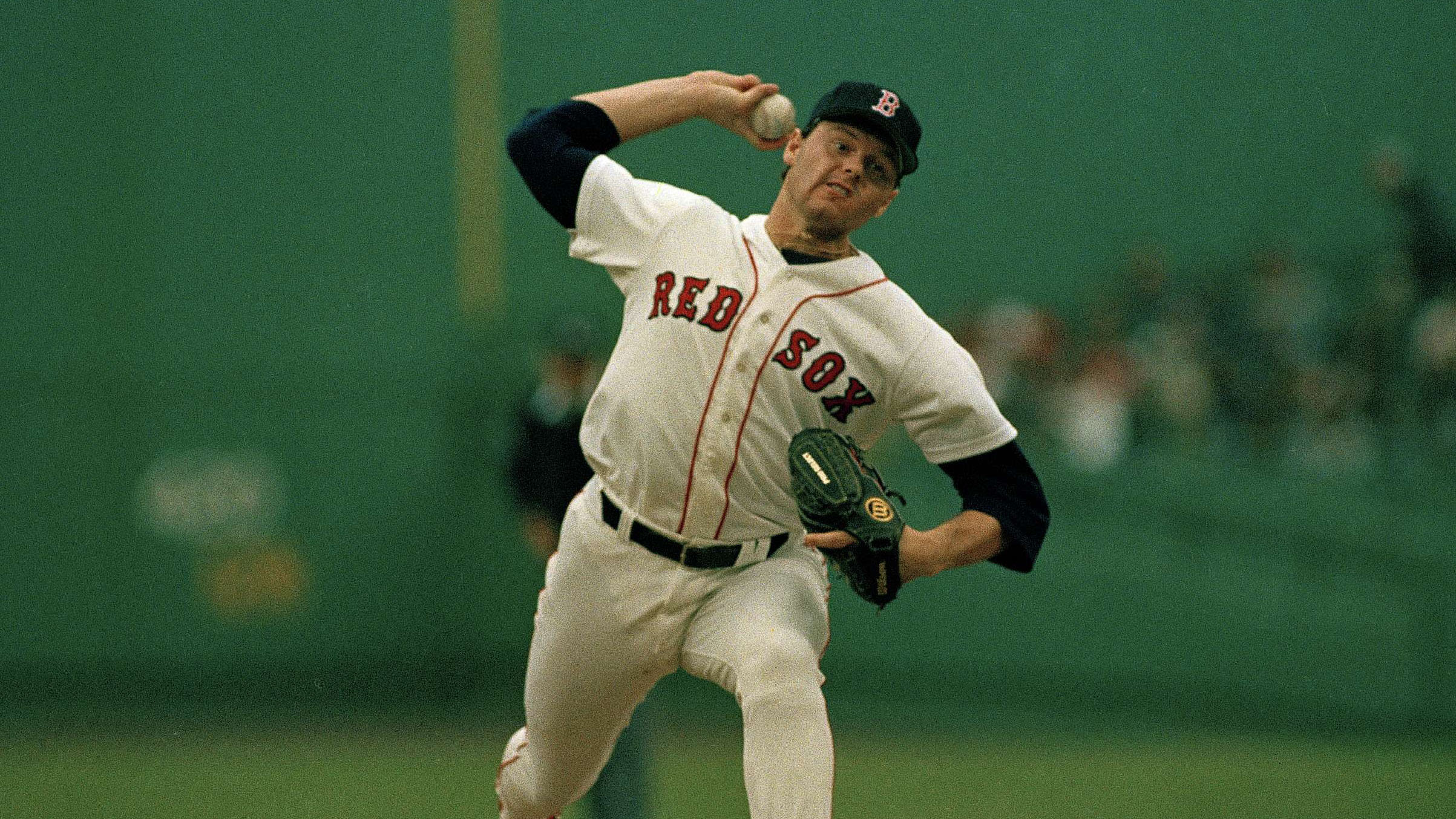 Roger Clemens with the Red Sox