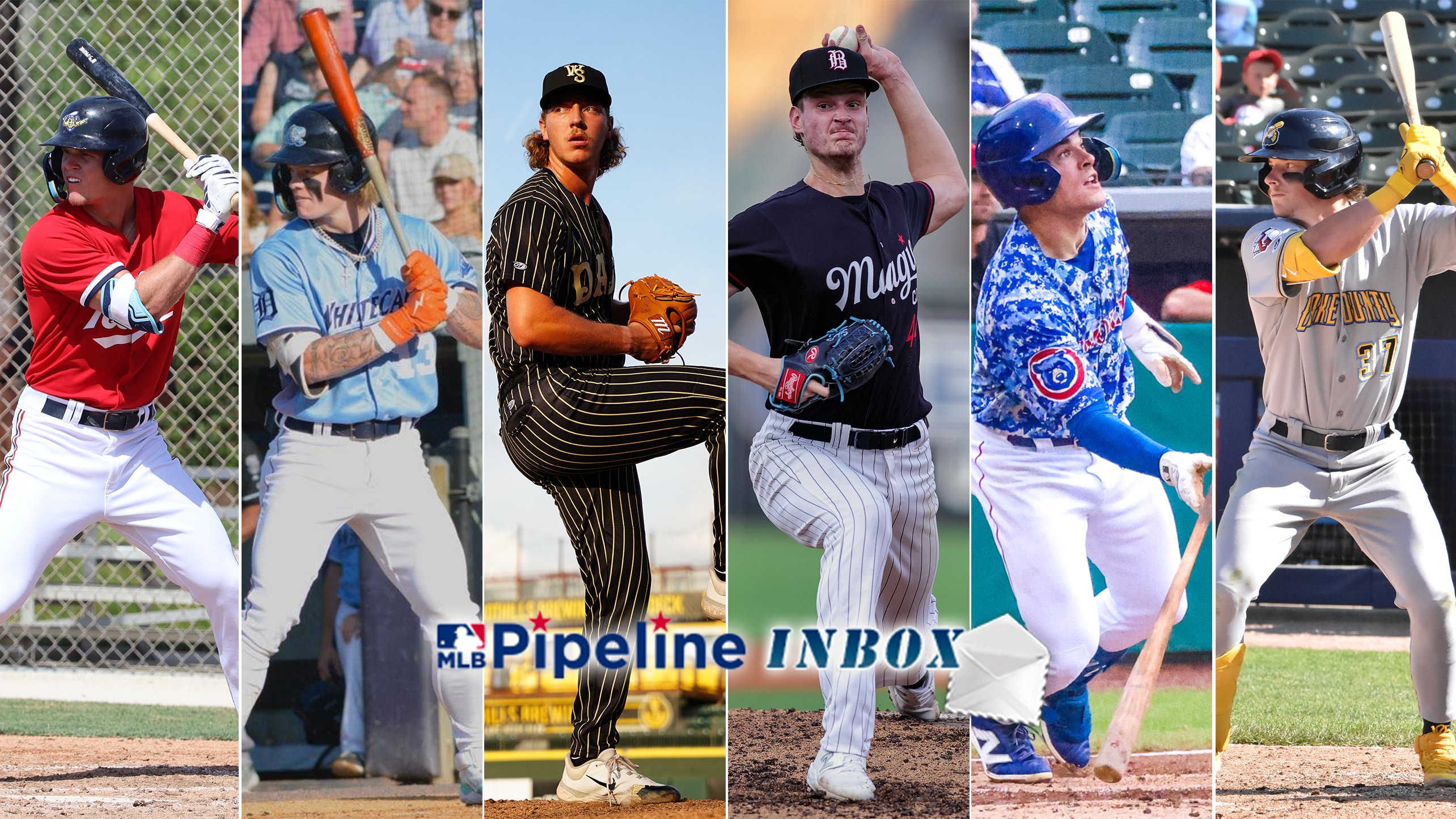 A collage of six top prospects