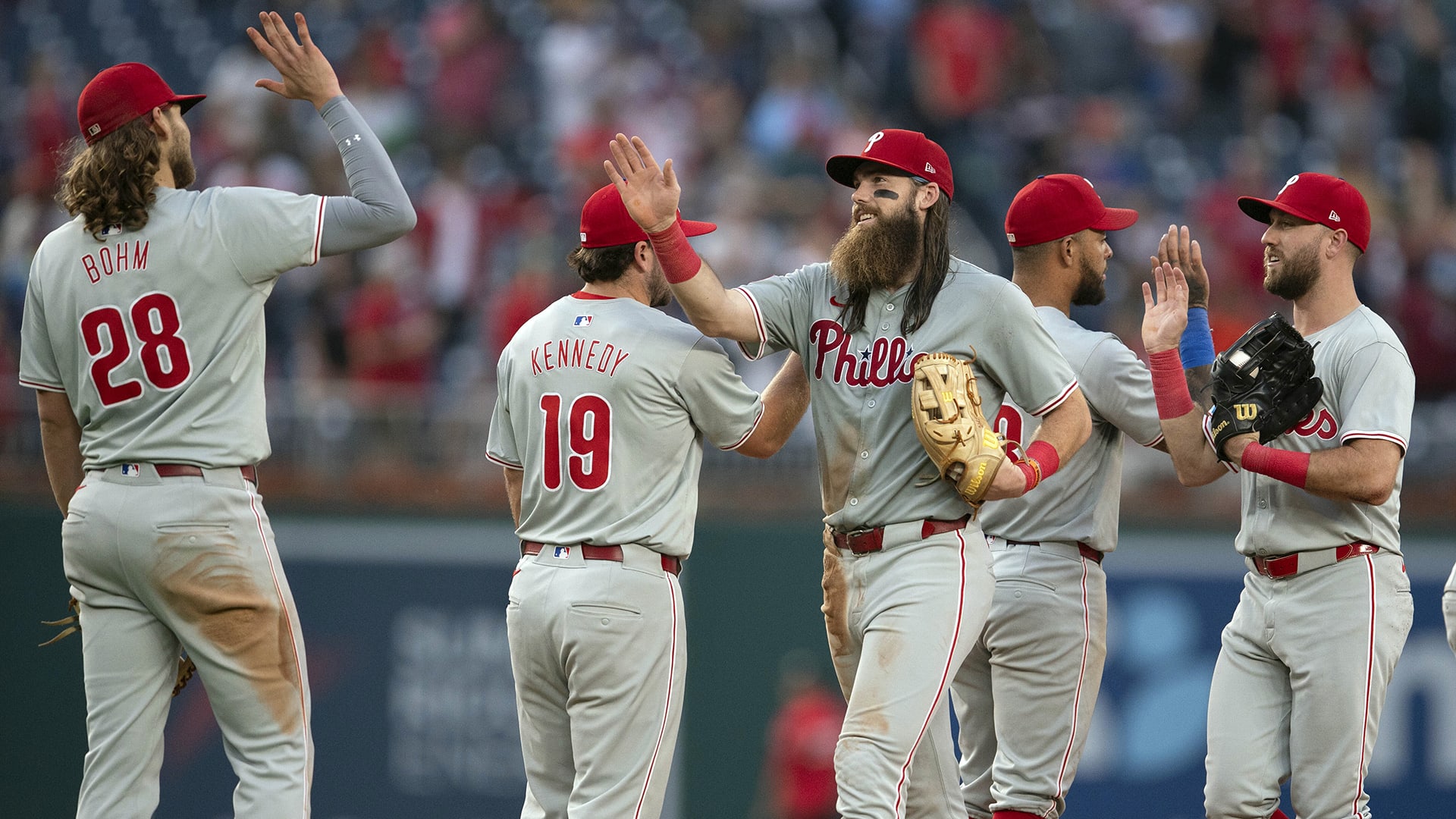 The Phillies have a curated soundtrack for their postgame victory celebrations