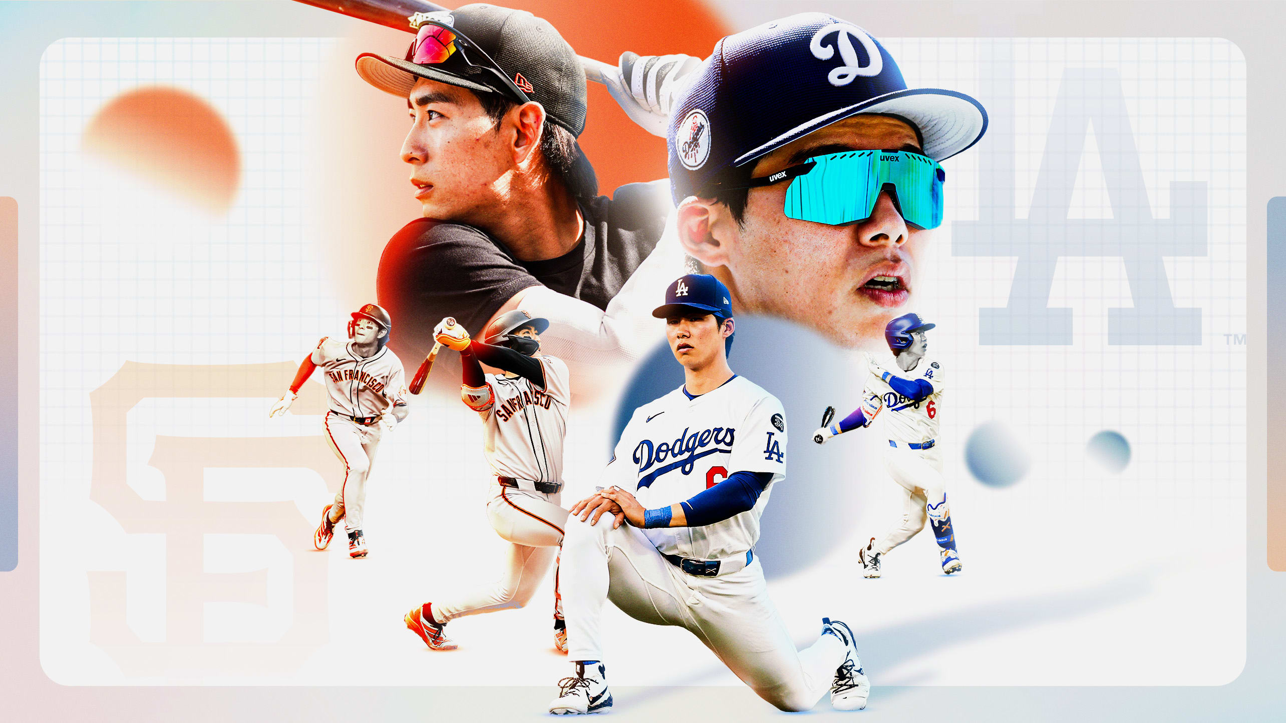 A collage of images of Jung Hoo Lee and Hyeseong Kim