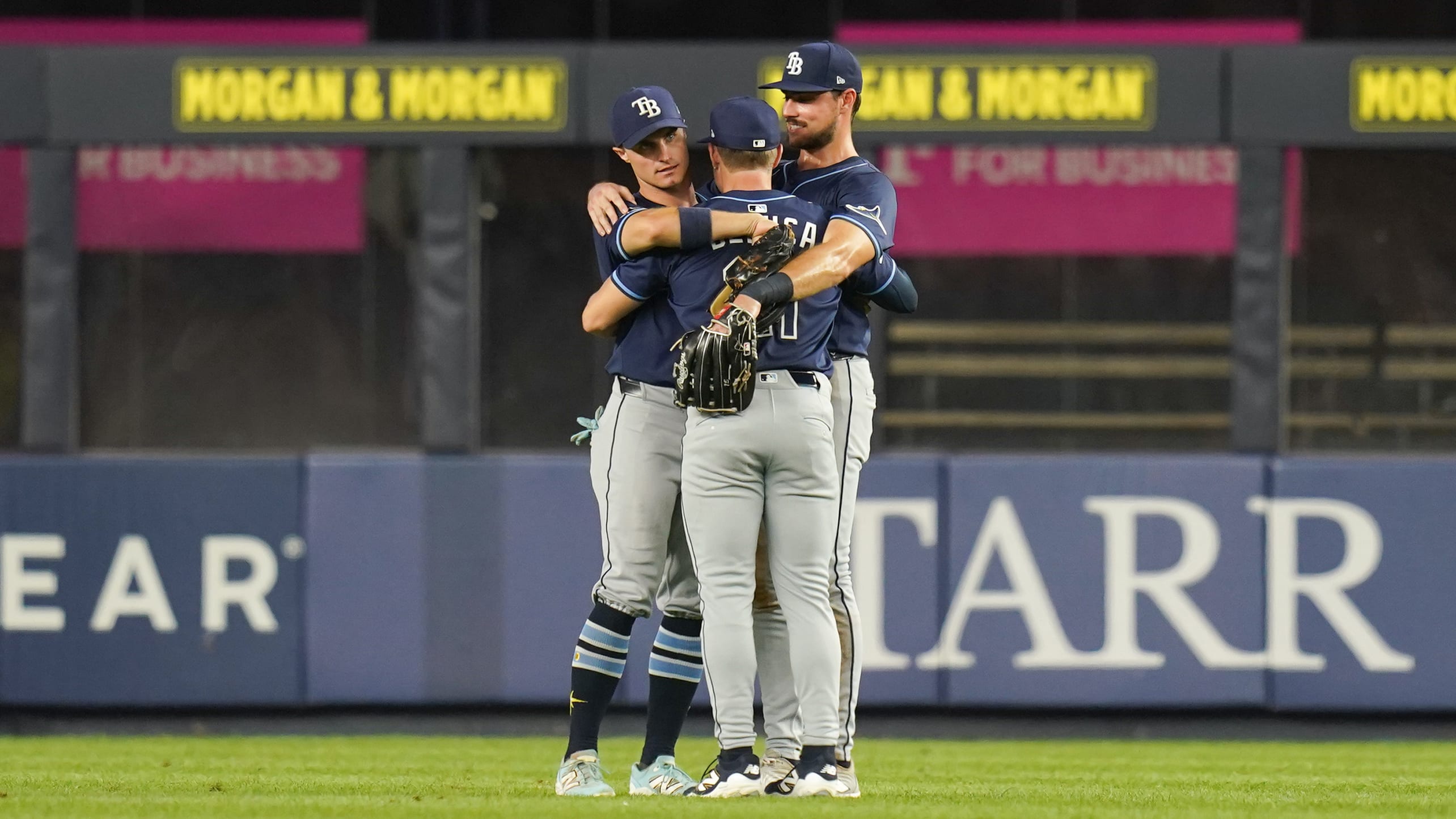 Jake Mangum, Josh Lowe, Jonny DeLuca