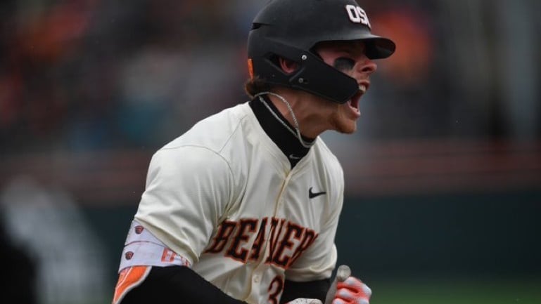Oregon State player Travis Bazzana