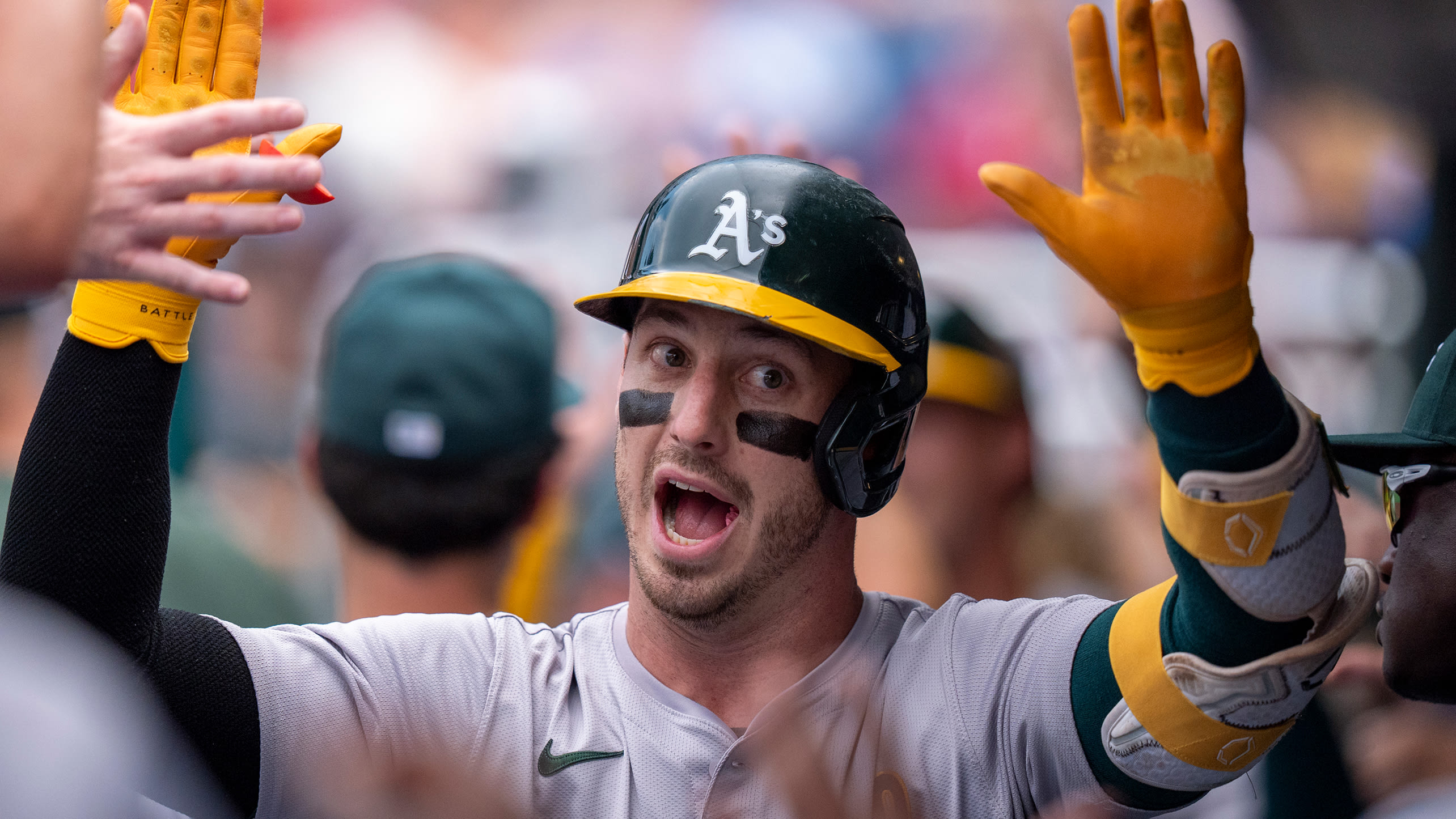 Brent Rooker and the A's had quite the day in Philadelphia