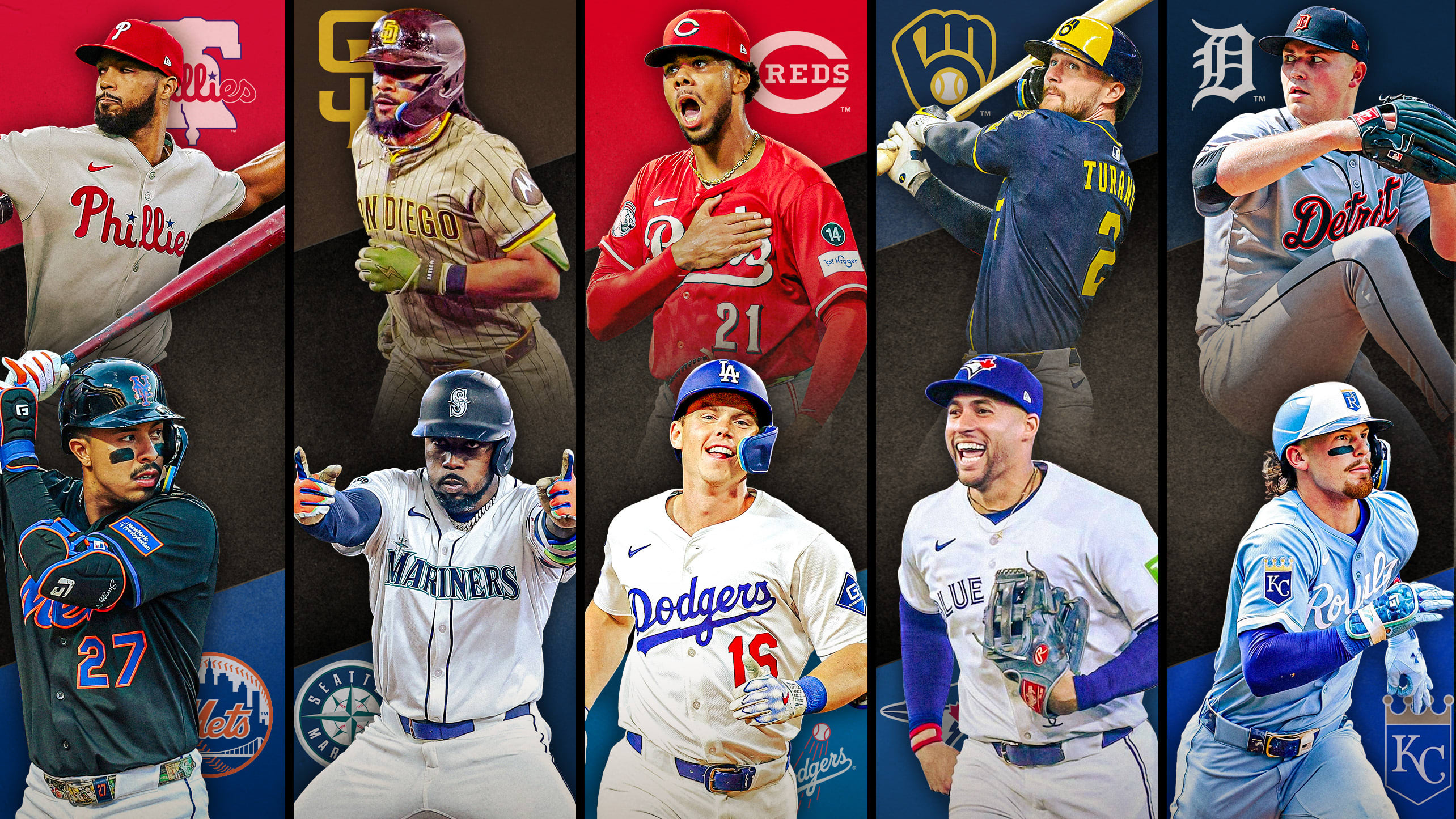 Players from teams facing each other in important series