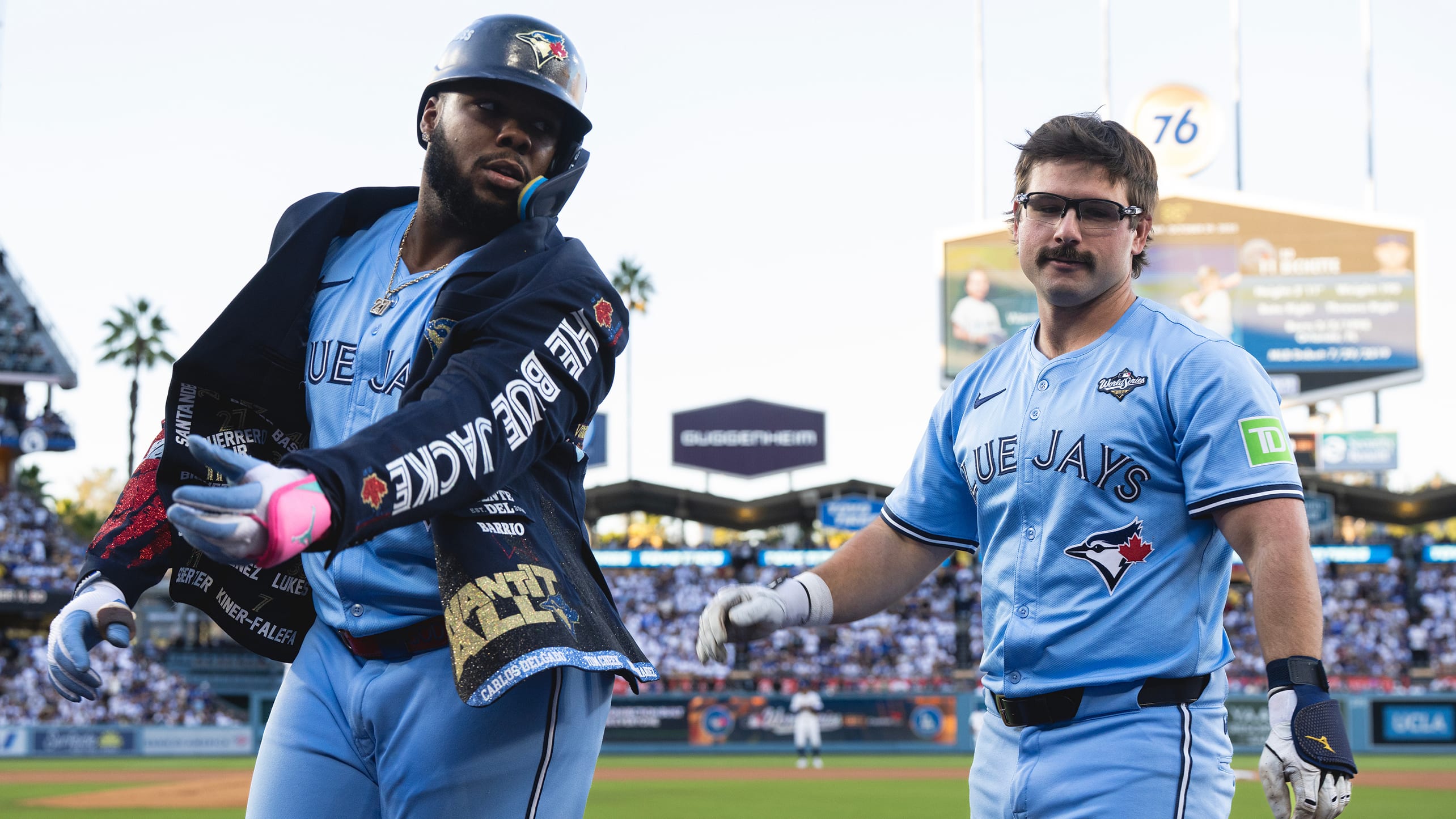 Vladimir Guerrero Jr. and Davis Schneider