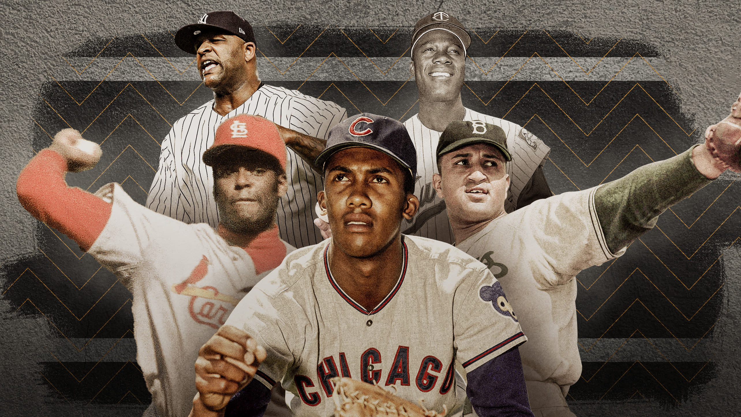 5 of MLB's Black Aces: CC Sabathia, Bob Gibson, Fergie Jenkins, Don Newcombe and Mudcat Grant