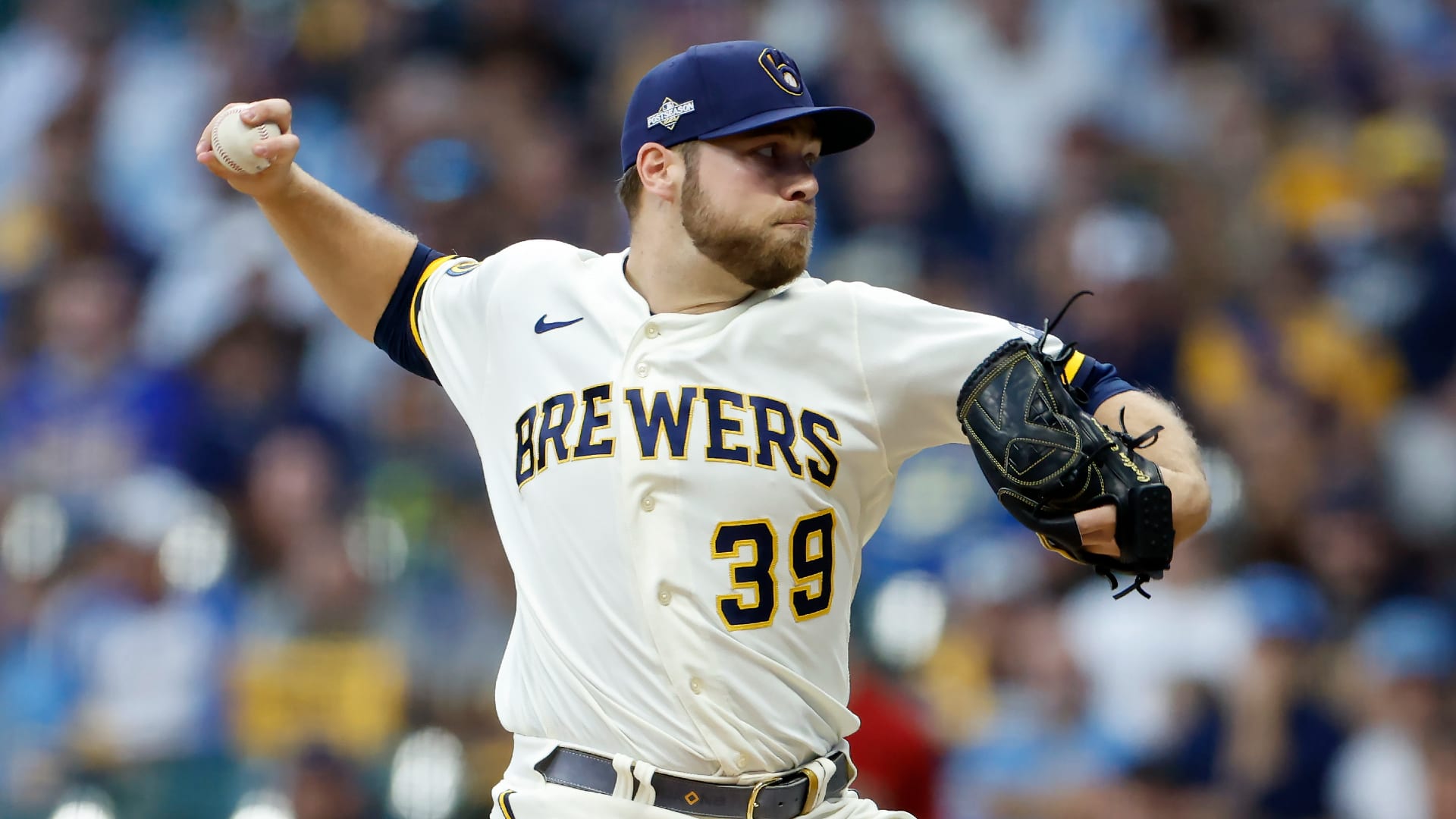 Corbin Burnes delivers a pitch