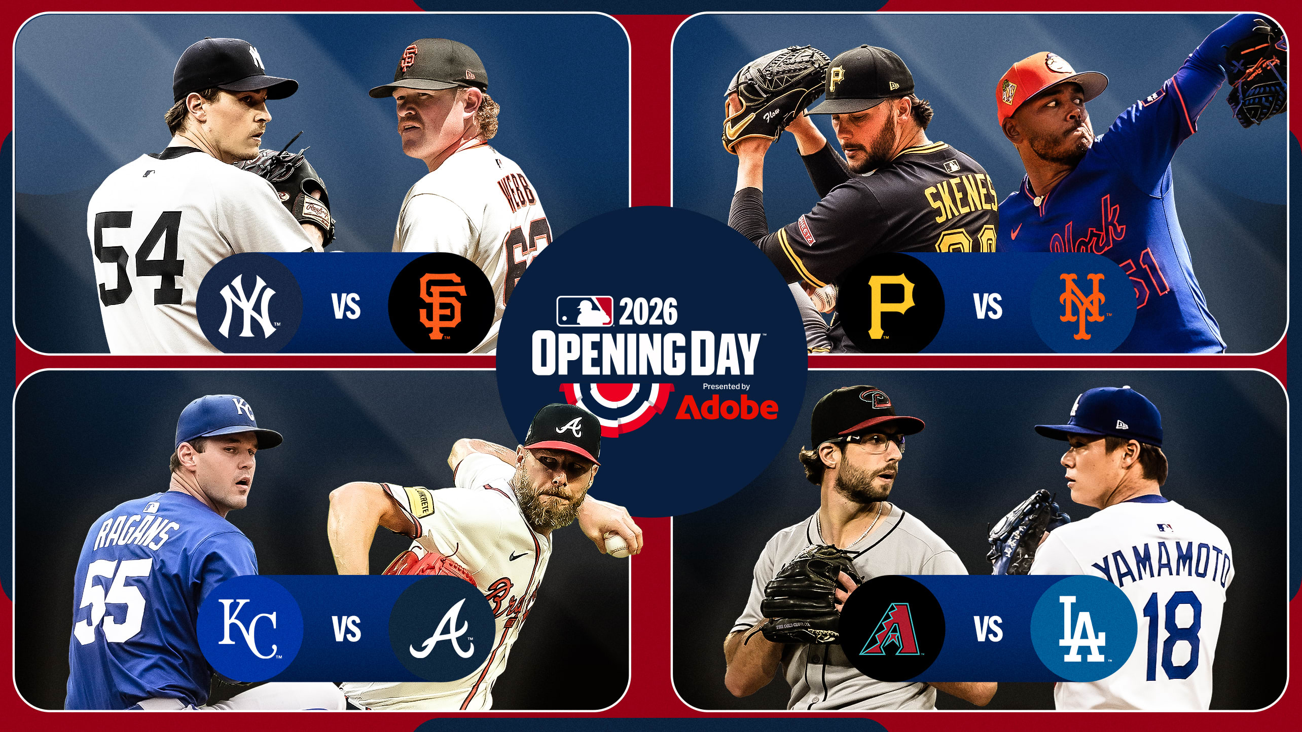 Opening Day starting pitcher matchups