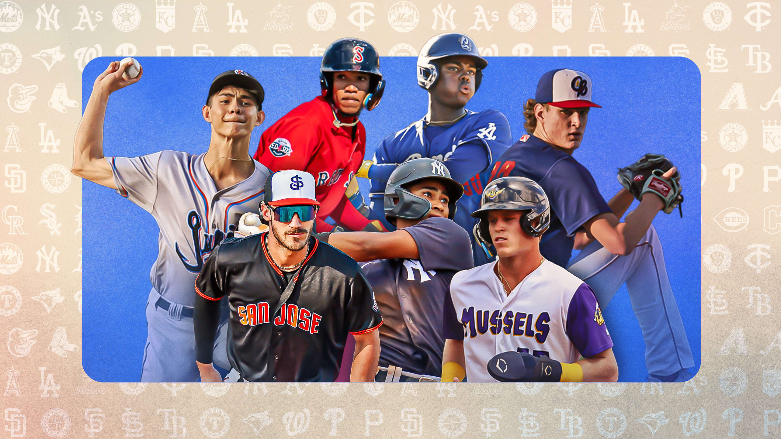 A collage of prospects who could surge up rankings