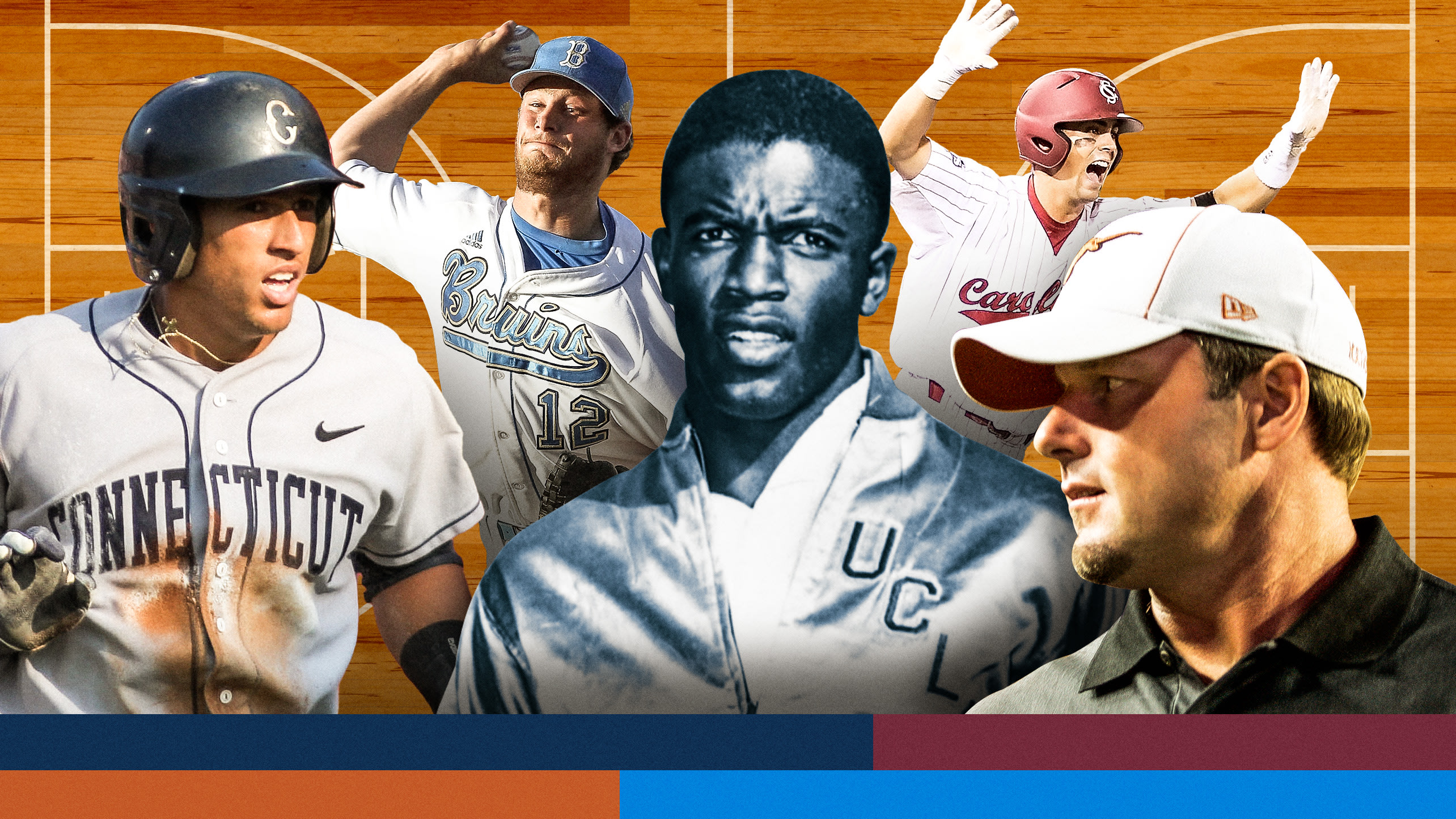 George Springer, Gerrit Cole, Jackie Robinson, Whit Merrifield and Roger Clemens