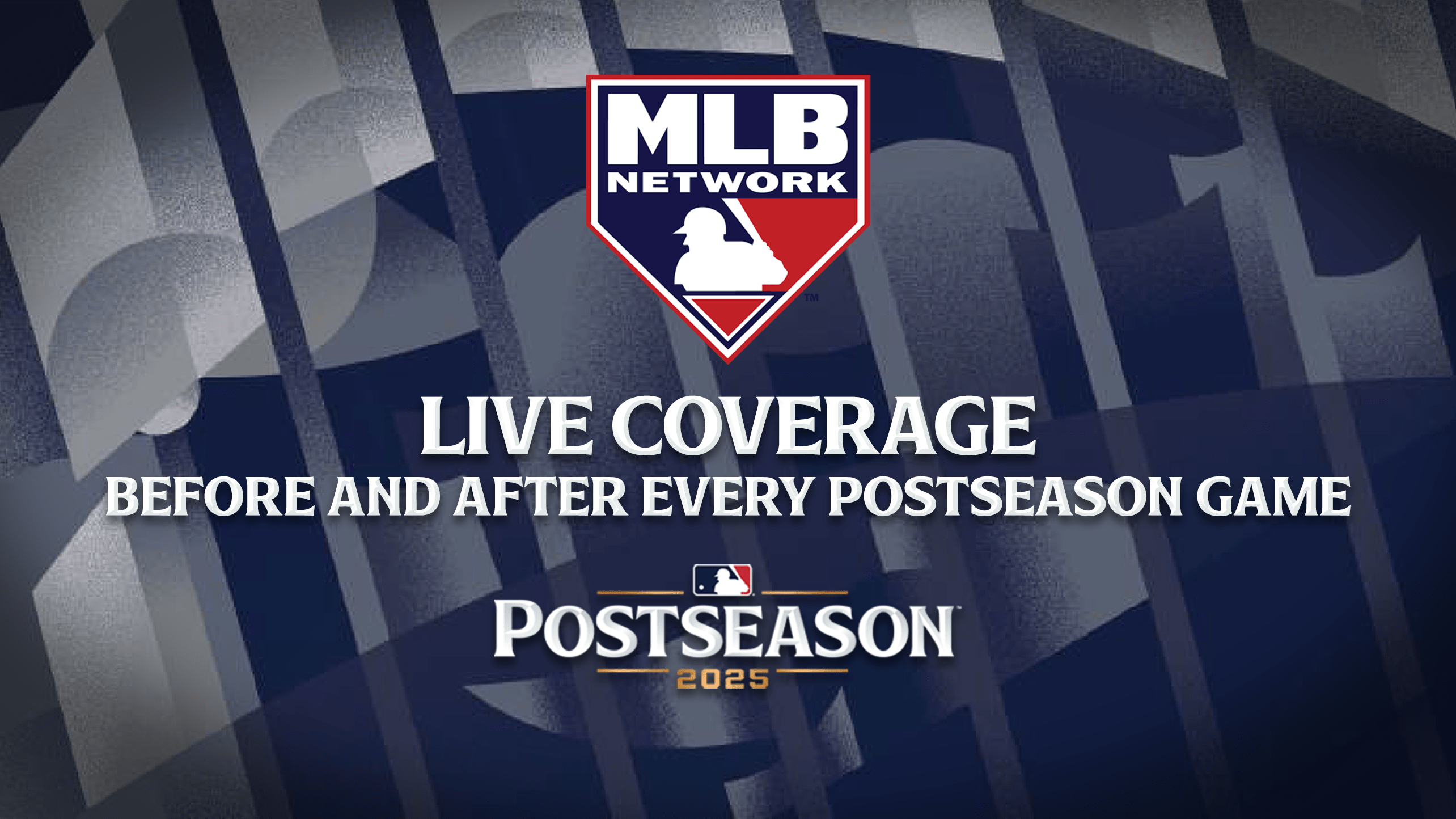 MLB Network has live coverage throughout the postseason