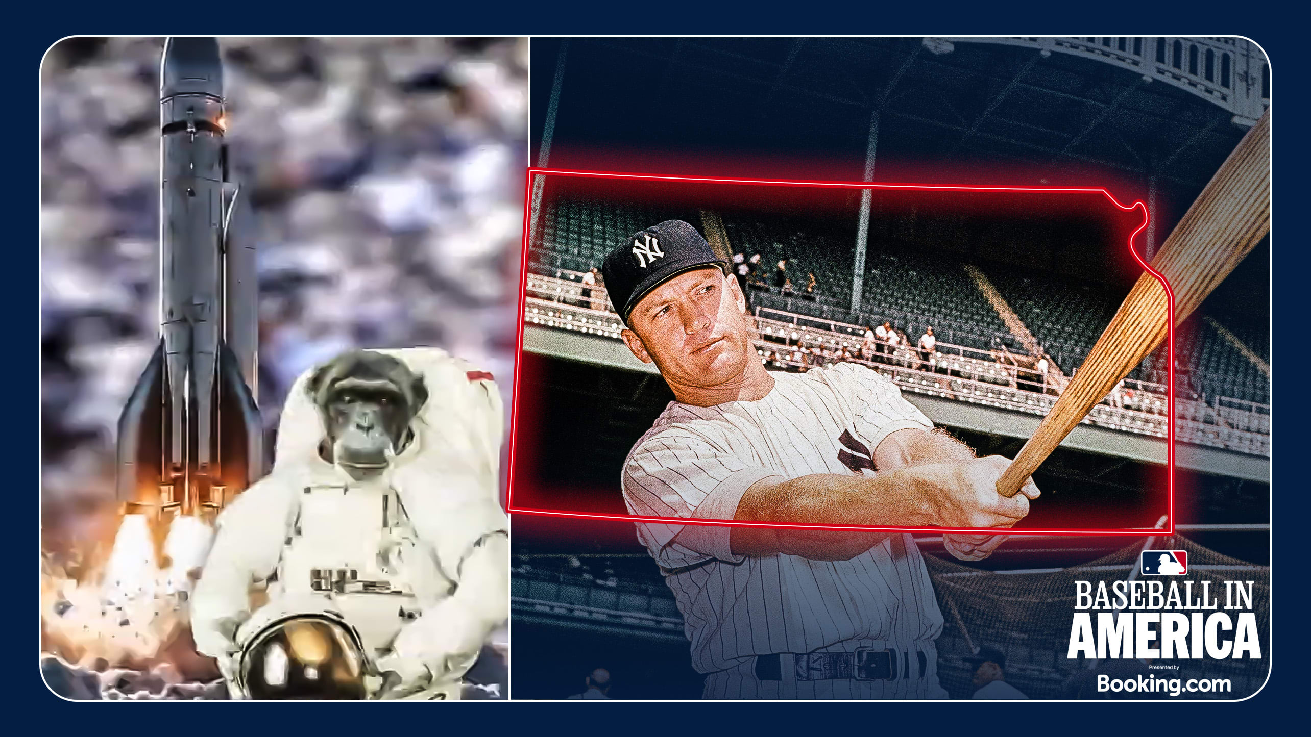 What does Mickey Mantle have to do with a space-traveling monkey?