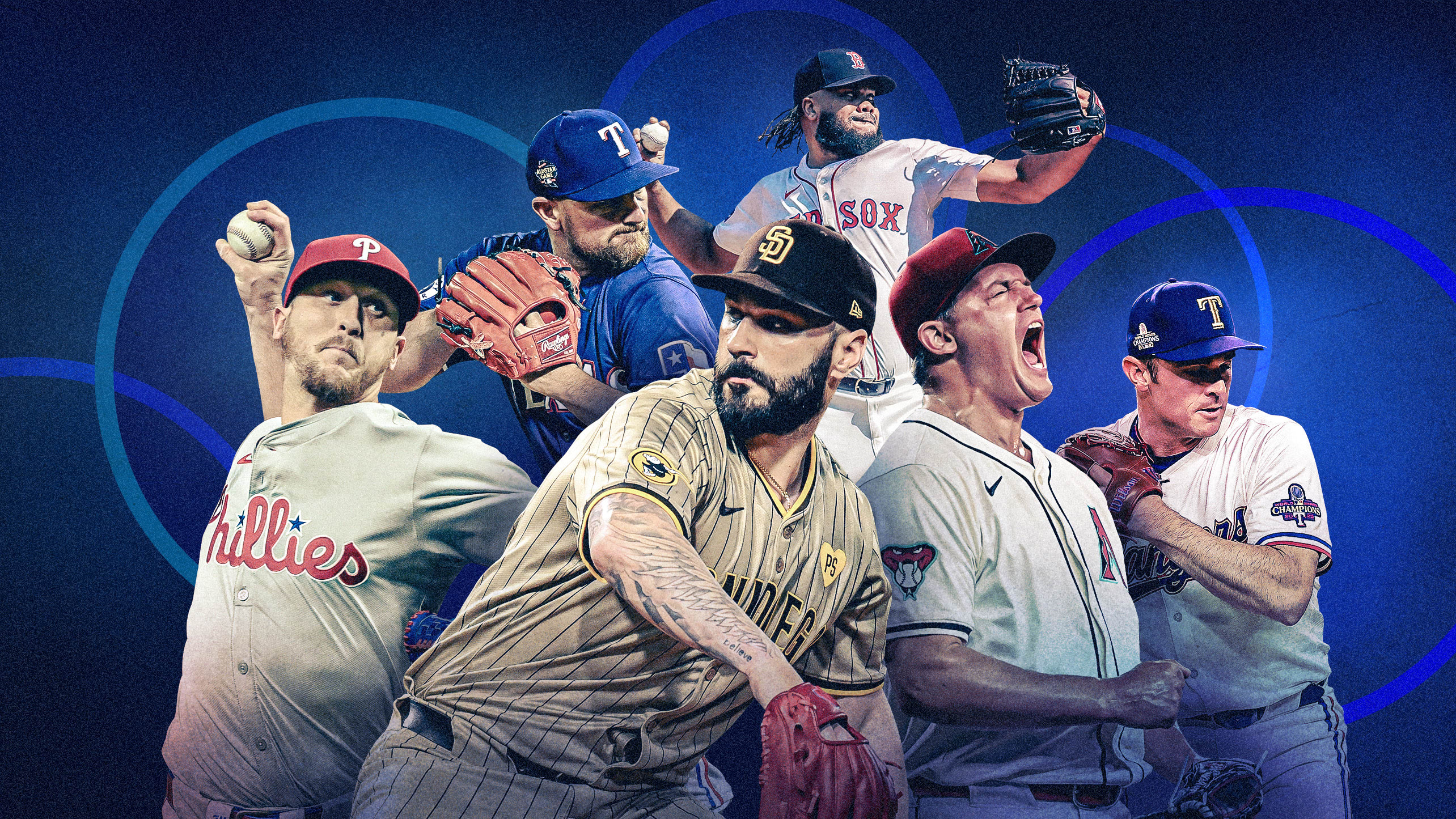 Jeff Hoffman, Kirby Yates, Tanner Scott, Kenley Jansen, Paul Sewald and David Robertson are among the best relievers available