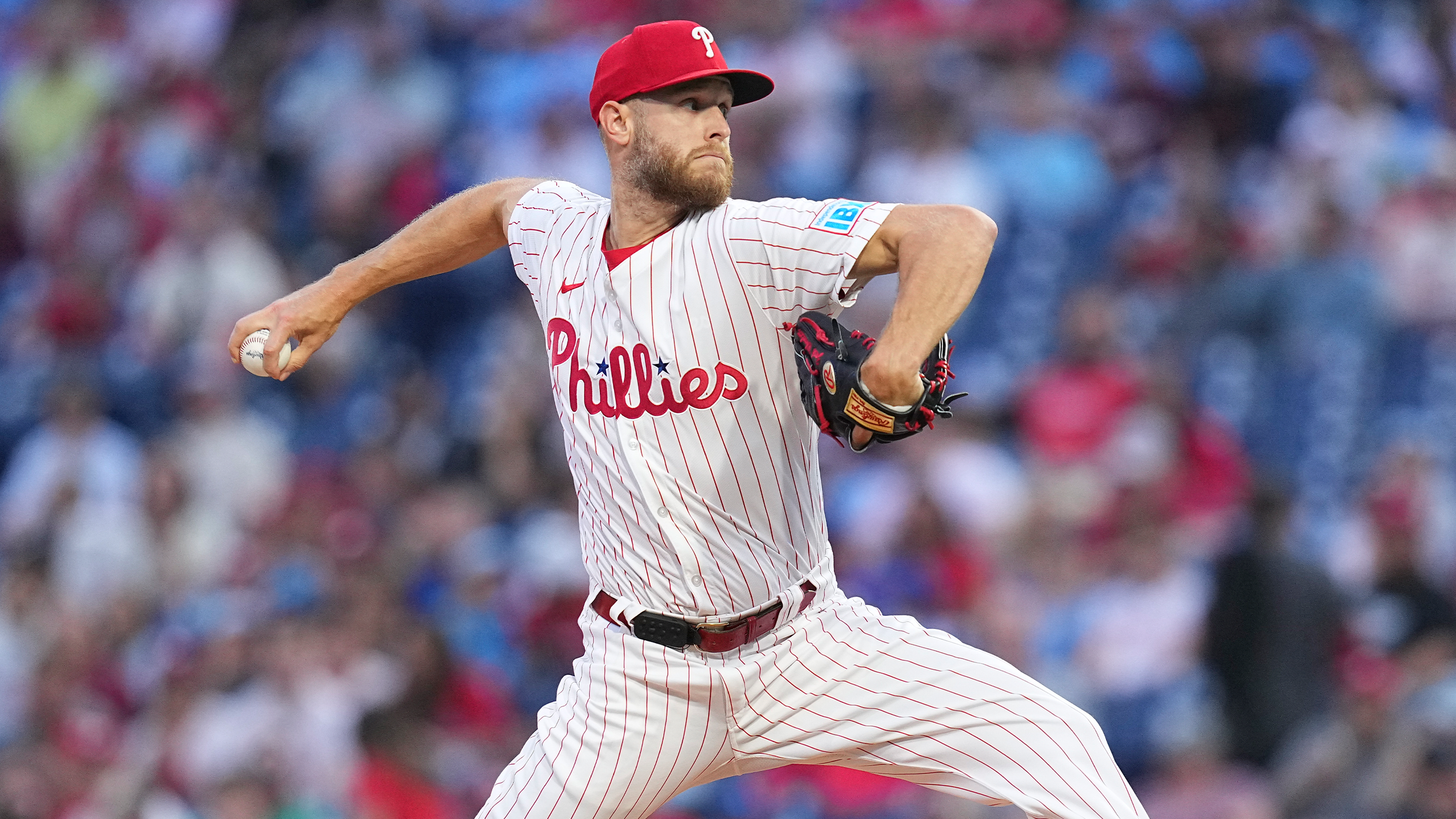 Zack Wheeler delivers a pitch