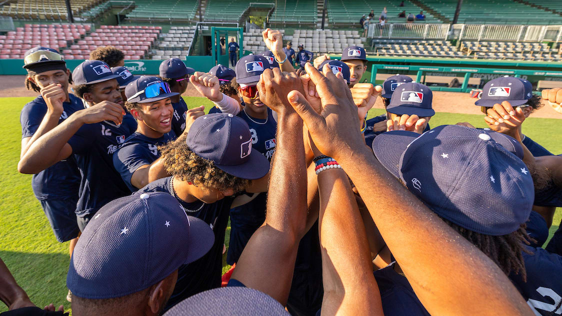 Breakthrough Series team at Rickwood Field