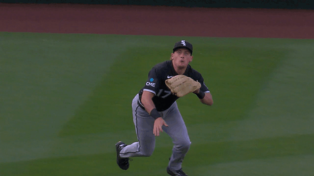 An animated gif of Sam Antonacci making a diving catch