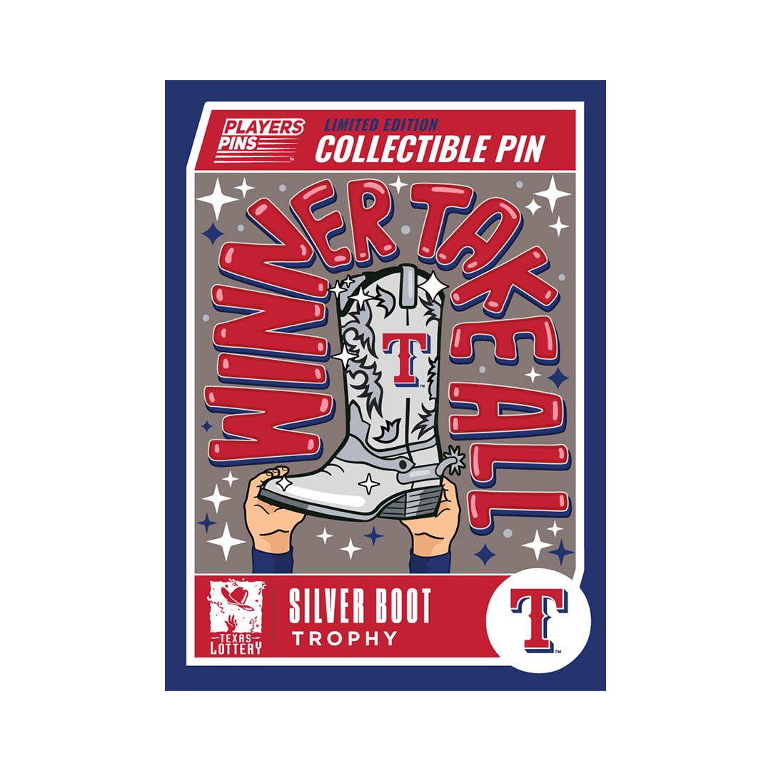 Purchase your theme night ticket and get your collectible Silver Boot pin through this offer.

if you are trying to purchase in the MLB Ballpark app, be sure to purchase your Theme/Community Night ticket from rangers.com/themenights.