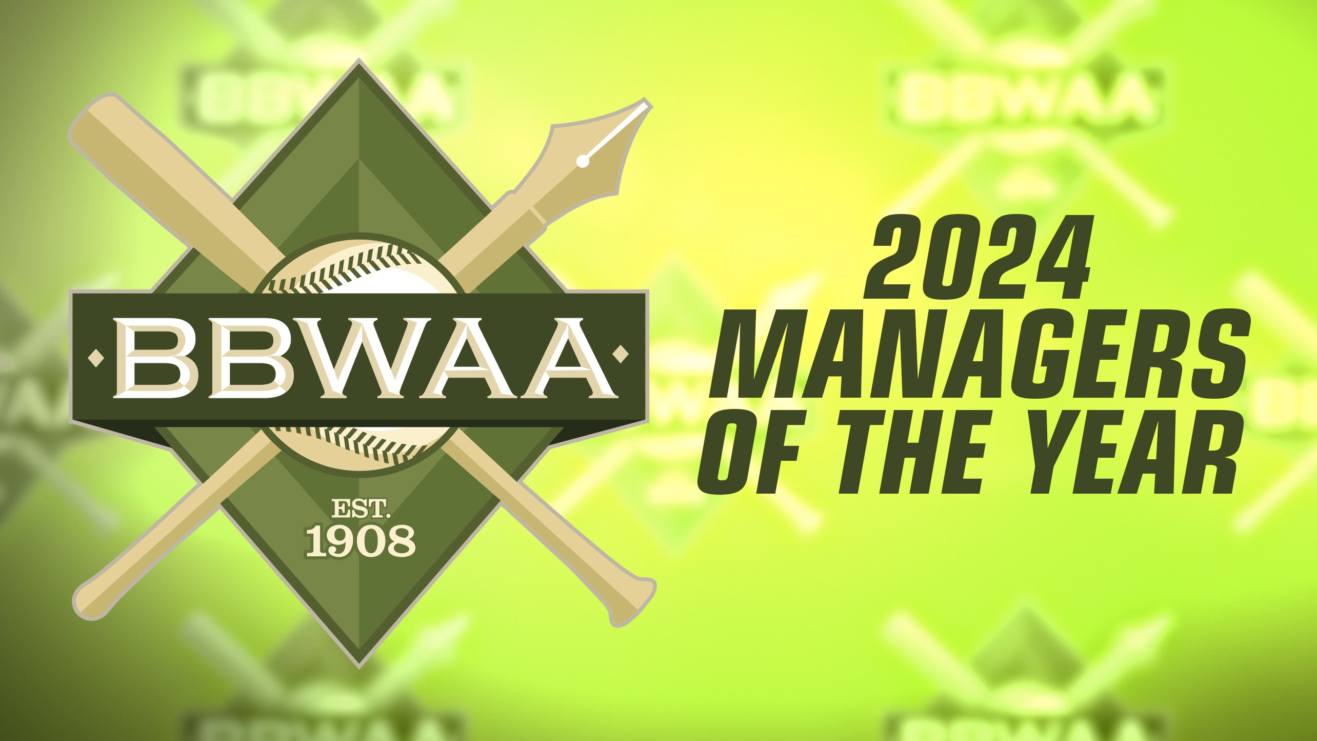 Watch the 2024 Manager of the Year announcements on MLB Network