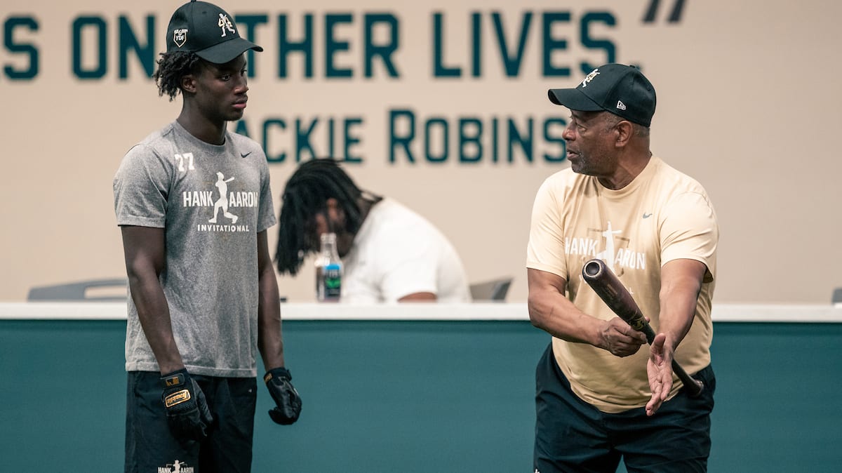 Ken Griffey Sr. is among the former players coaching at the Hank Aaron Invitational