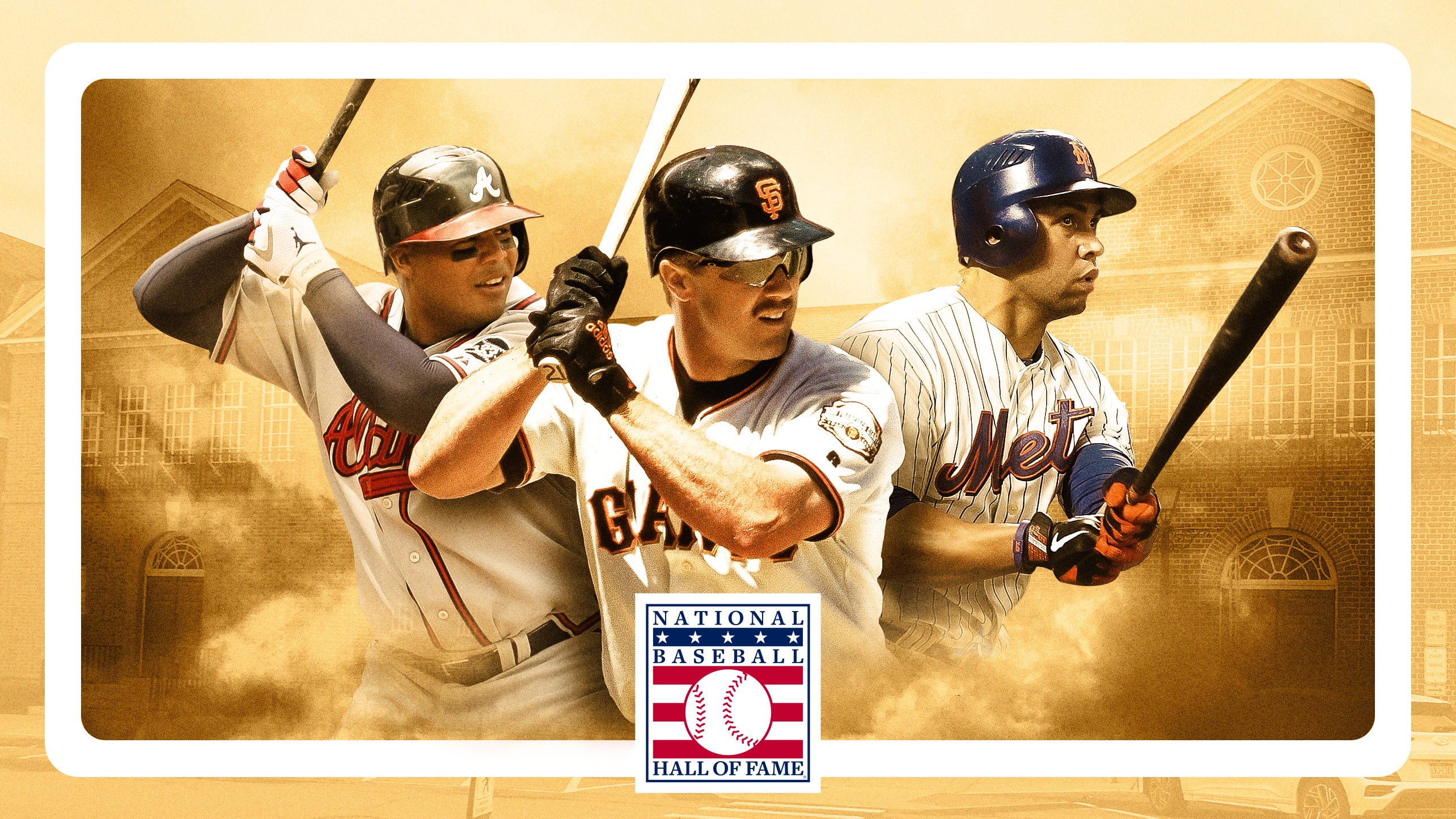 Andruw Jones, Jeff Kent and Carlos Beltrán