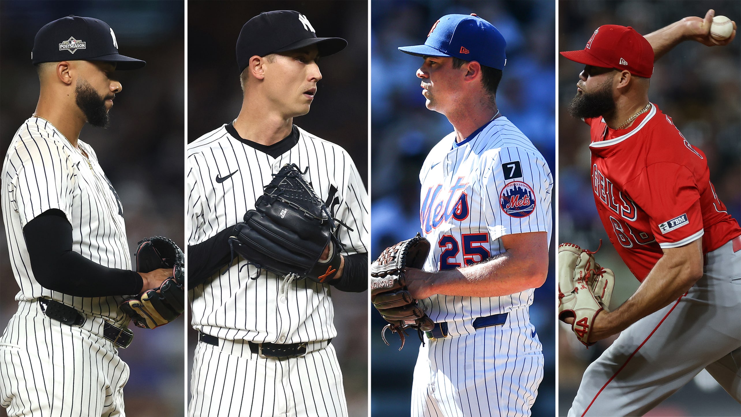 Devin Williams, Luke Weaver, Brooks Raley, Luis García