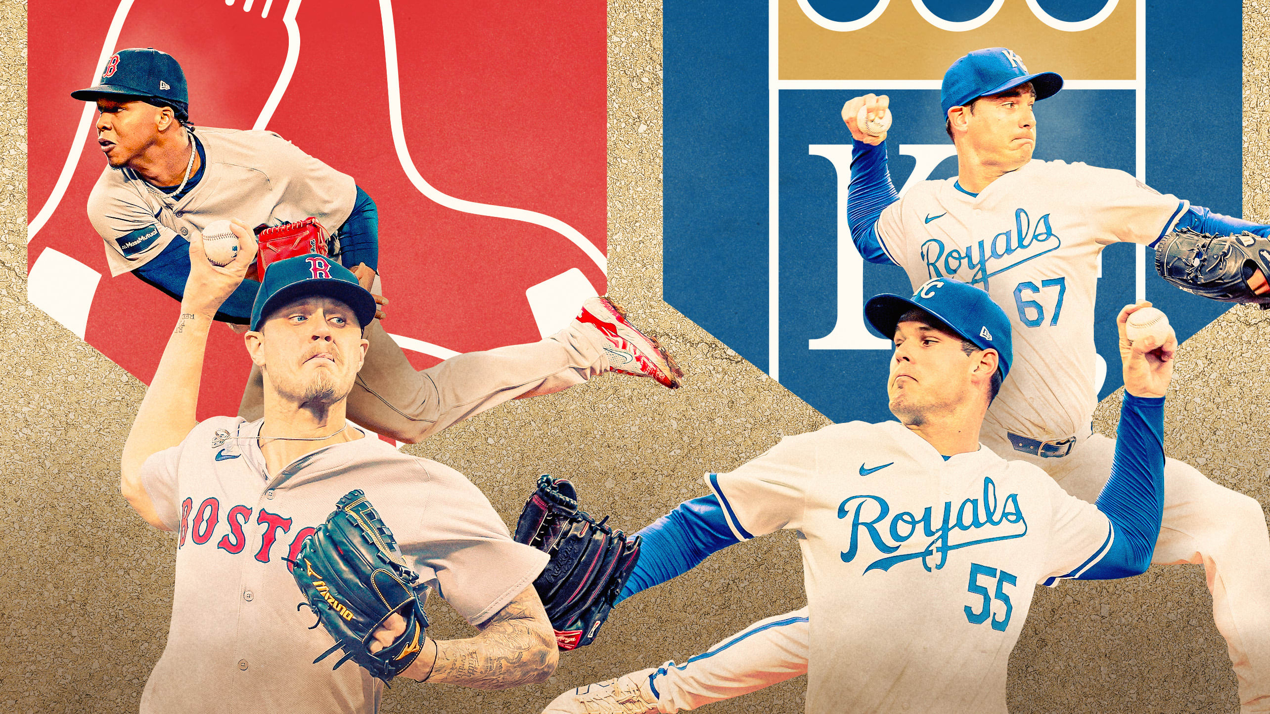 Boston and Kansas City have MLB's top rotations in the early going