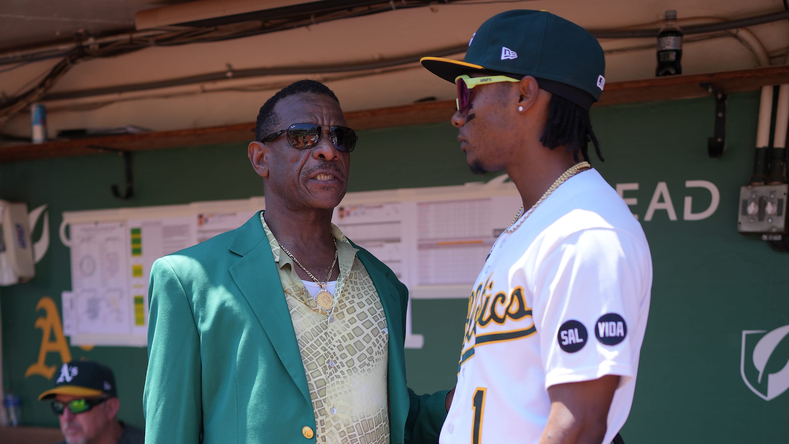 Rickey Henderson and Esteury Ruiz