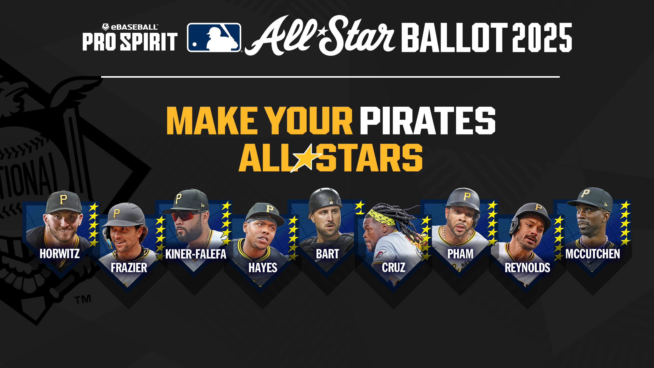 Pirates All-Star Game ballot