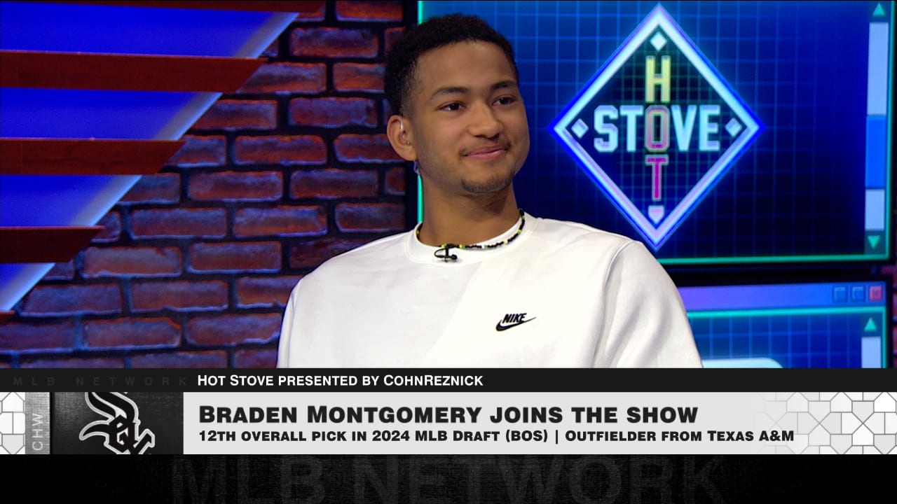 Braden Montgomery appeared live in MLB Network studios