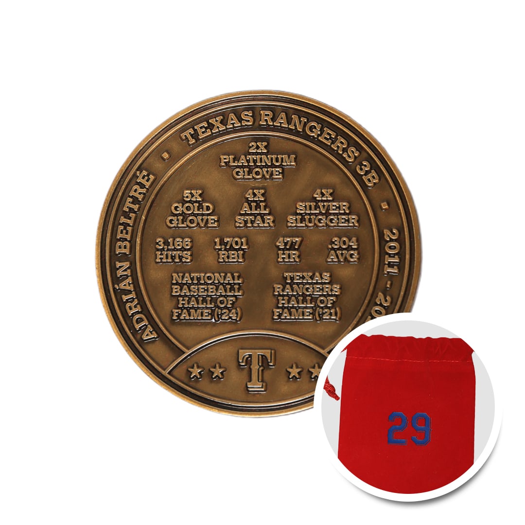 Tickets purchased through this offer will include an AB collectible coin. Come see his newly revealed statue and take home a limited-edition collectible.

if you are trying to purchase in the MLB Ballpark app, be sure to purchase your Theme/Community Night ticket from rangers.com/themenights.